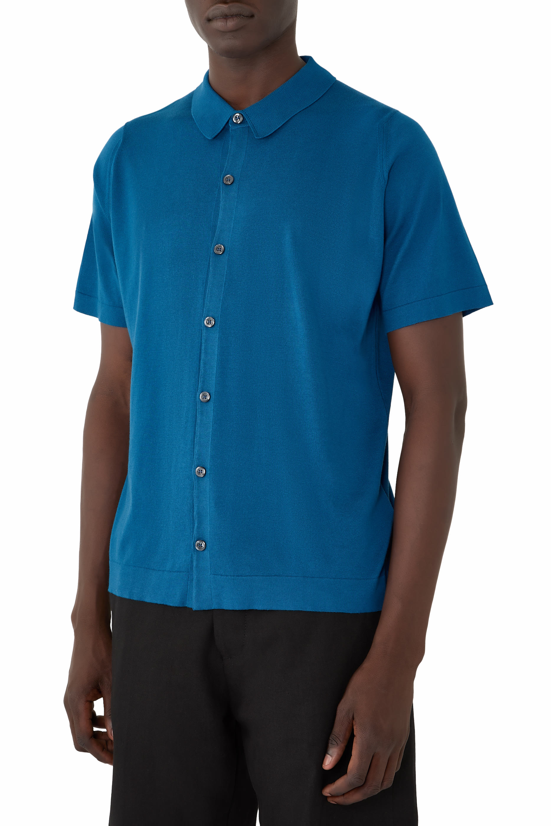 Folke Sea Island Cotton Polo Shirt