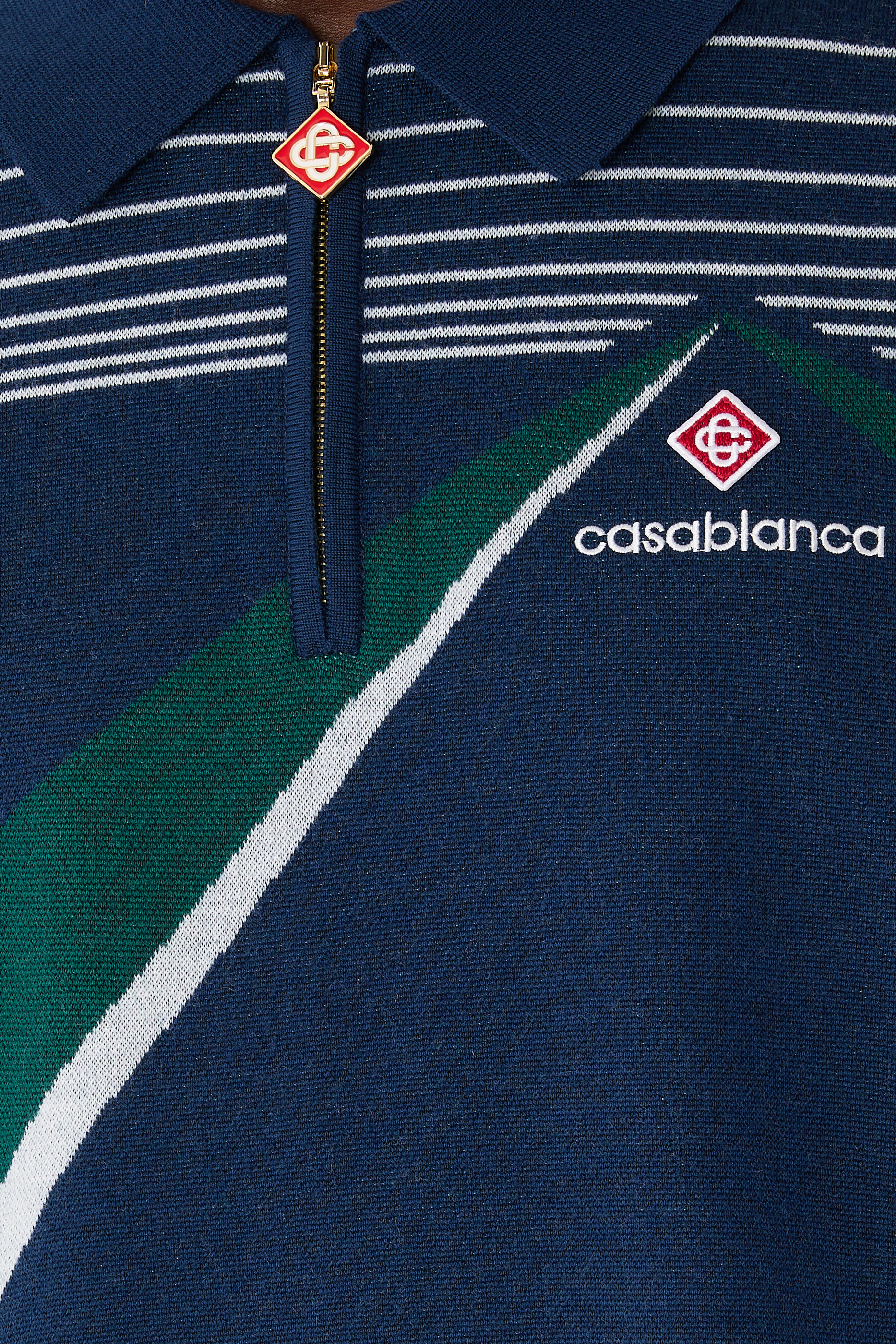 Pyramid Jacquard Polo Shirt 