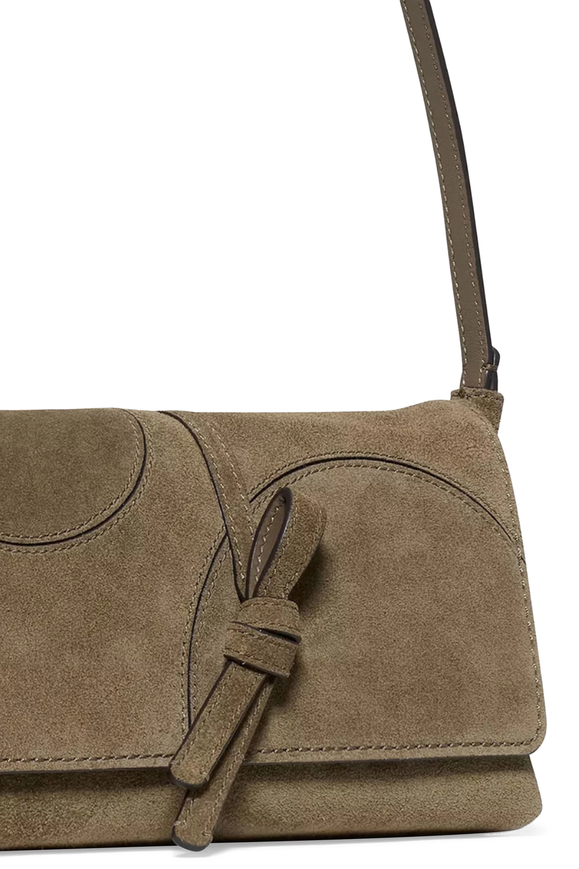  Loop Dot Patchwork Small Flap Shoulder Bag