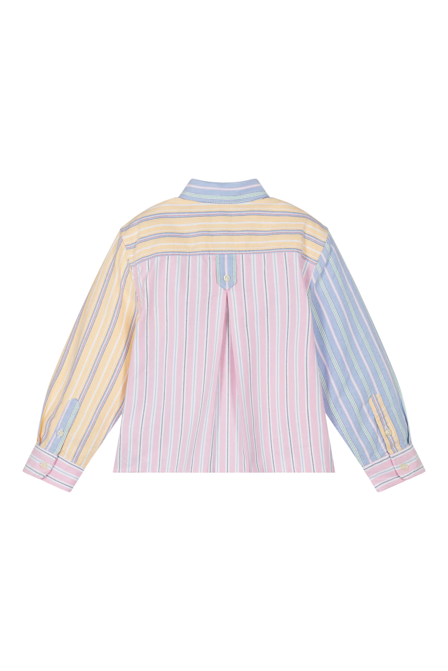 Kids Striped Cotton Oxford Boxy Fun Shirt