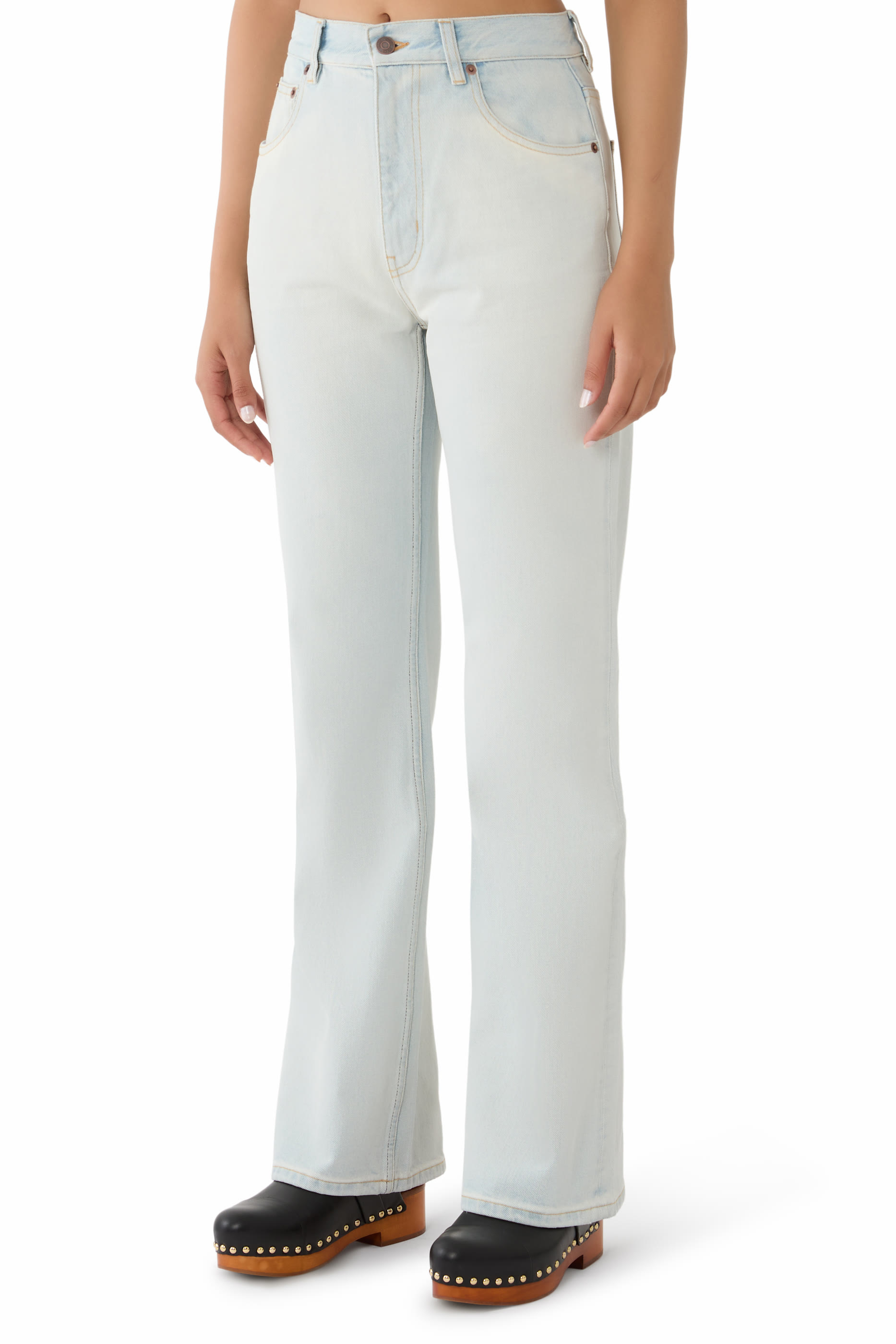High-Rise Cropped Jeans