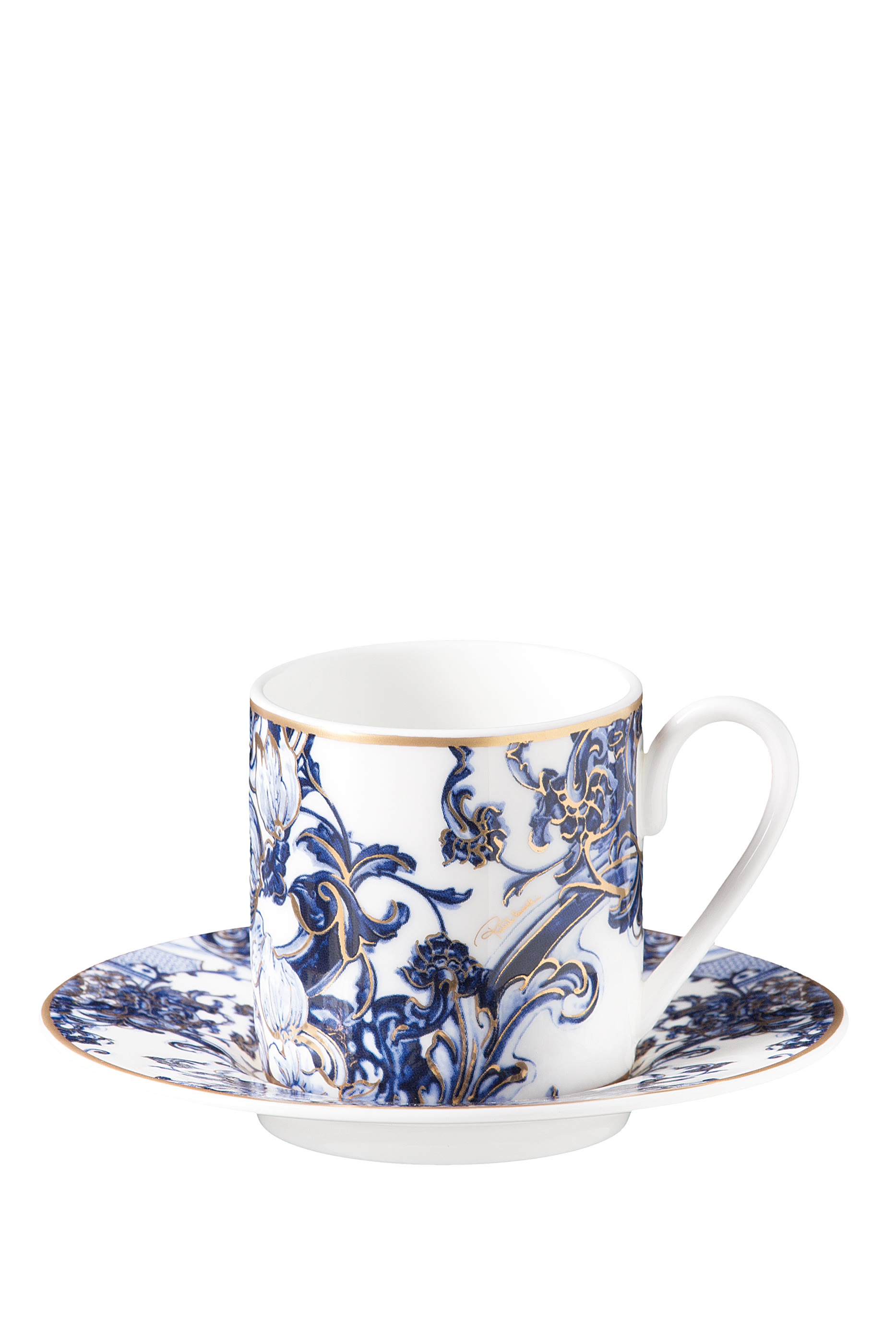 Azulejos Coffee Cup  Saucer Set