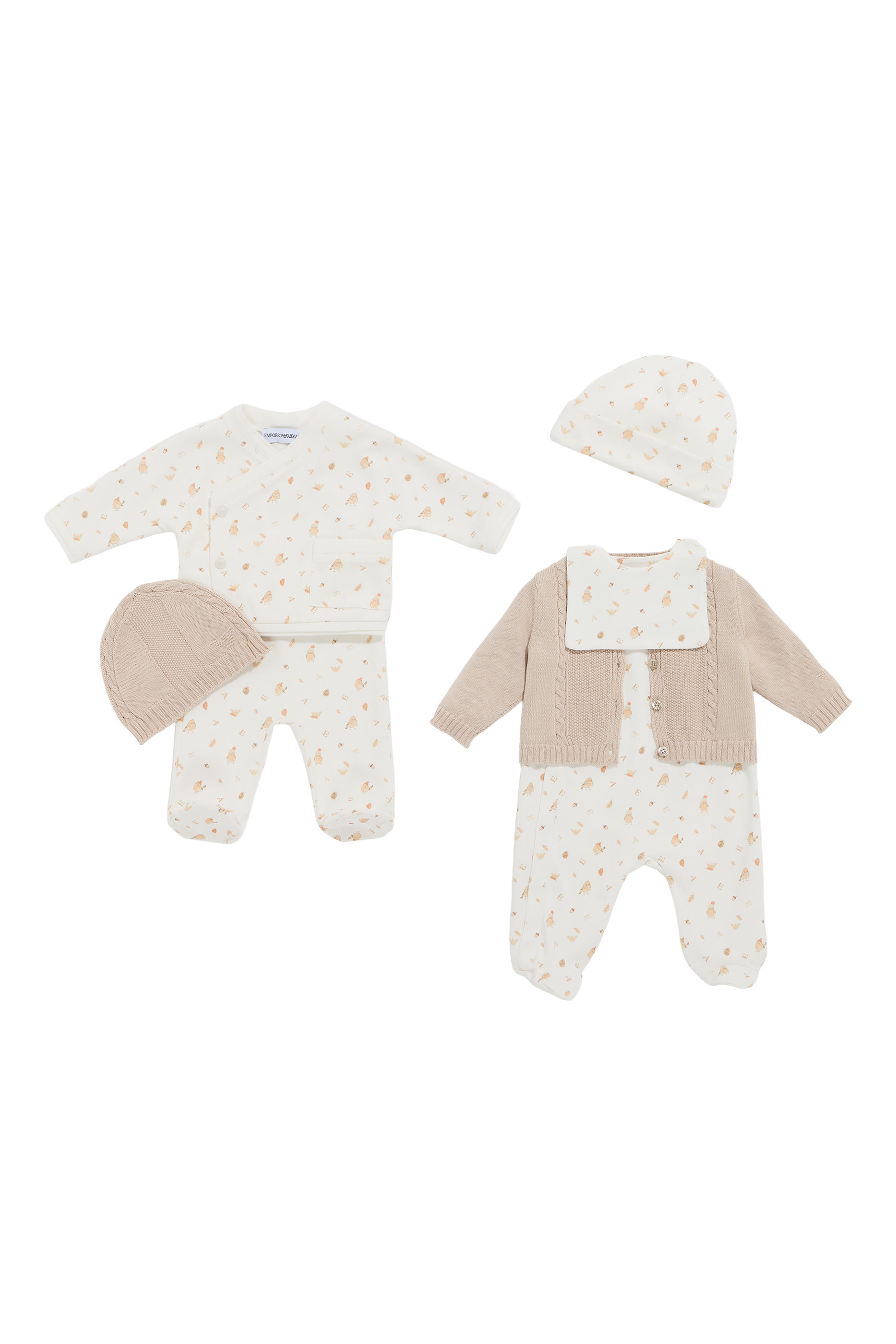Kids Allover Print Three-Piece Set