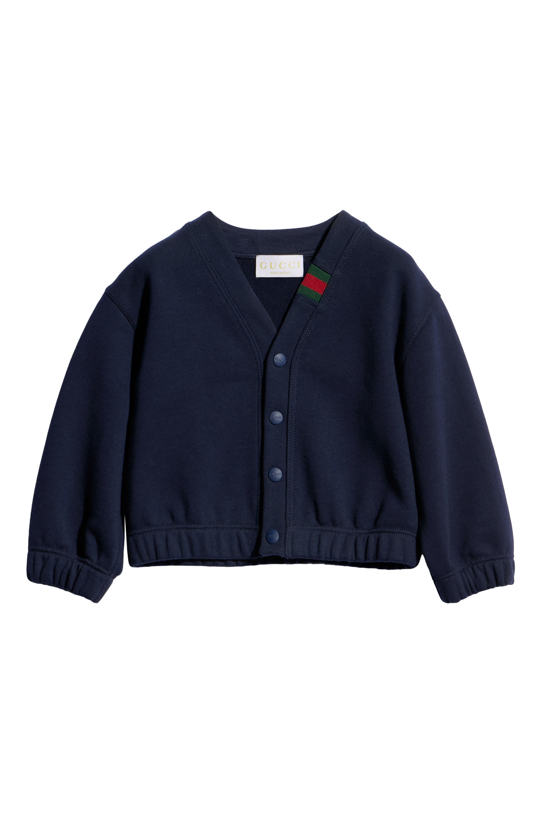 Kids  Felted Cotton Jersey Cardigan