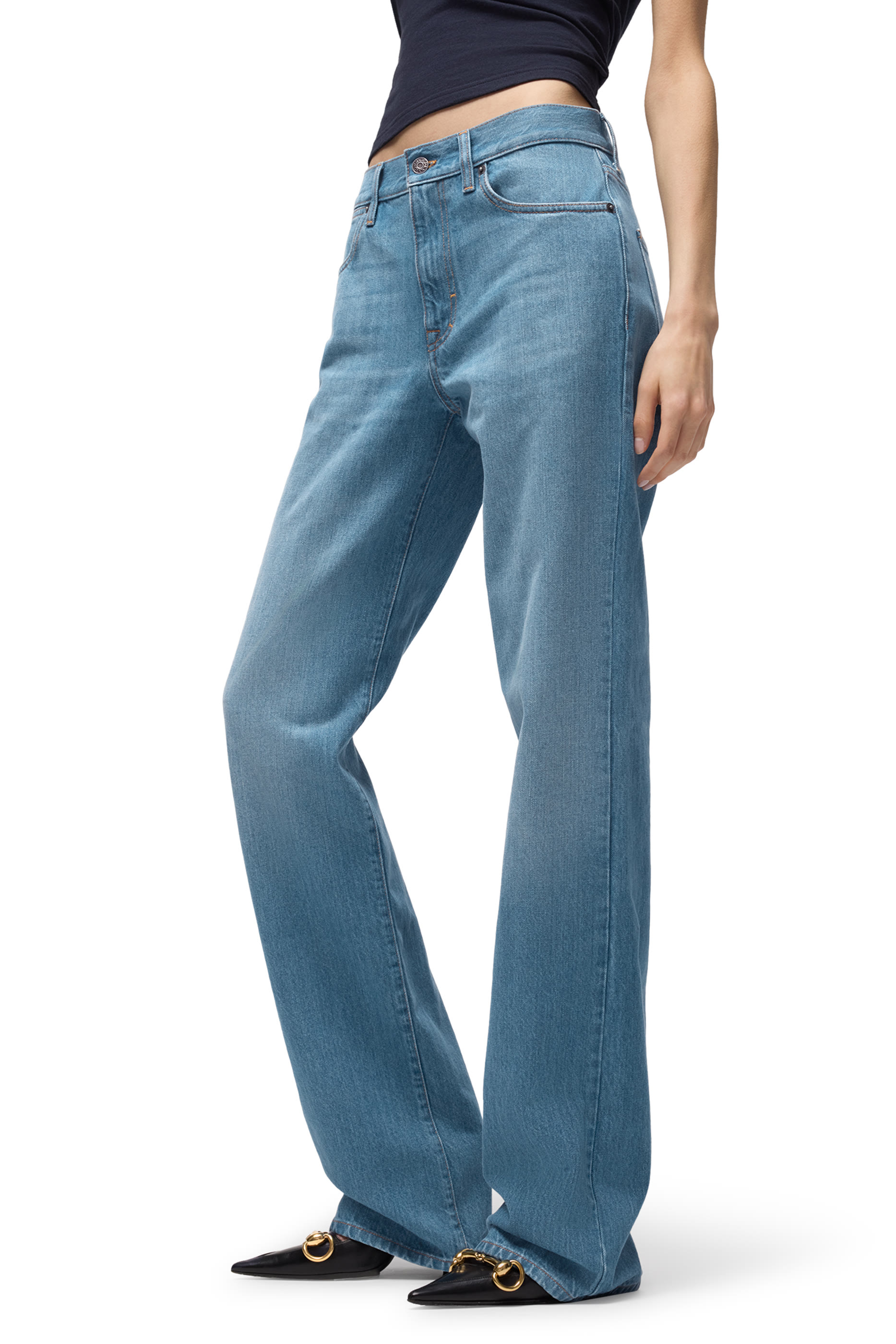 Logo Bleached Pants