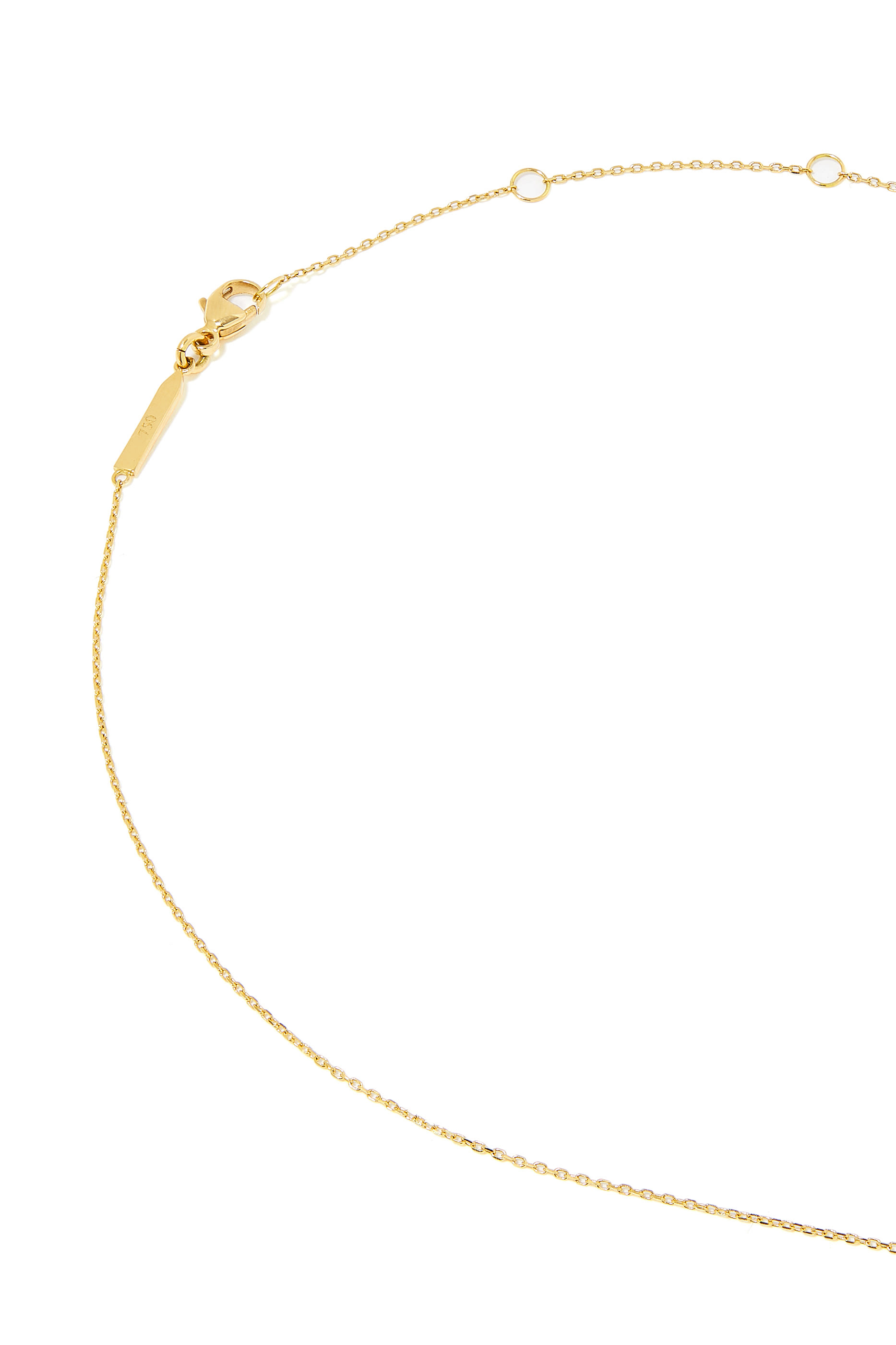 Hubb Heart Pendant Necklace, 18K Yellow Gold with Diamonds  Emerald