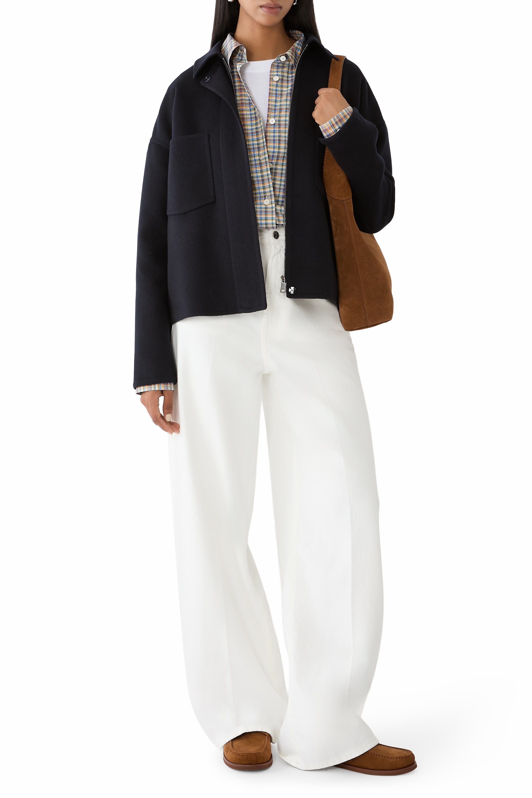 Filo Diamante-Detail Shirt Jacket
