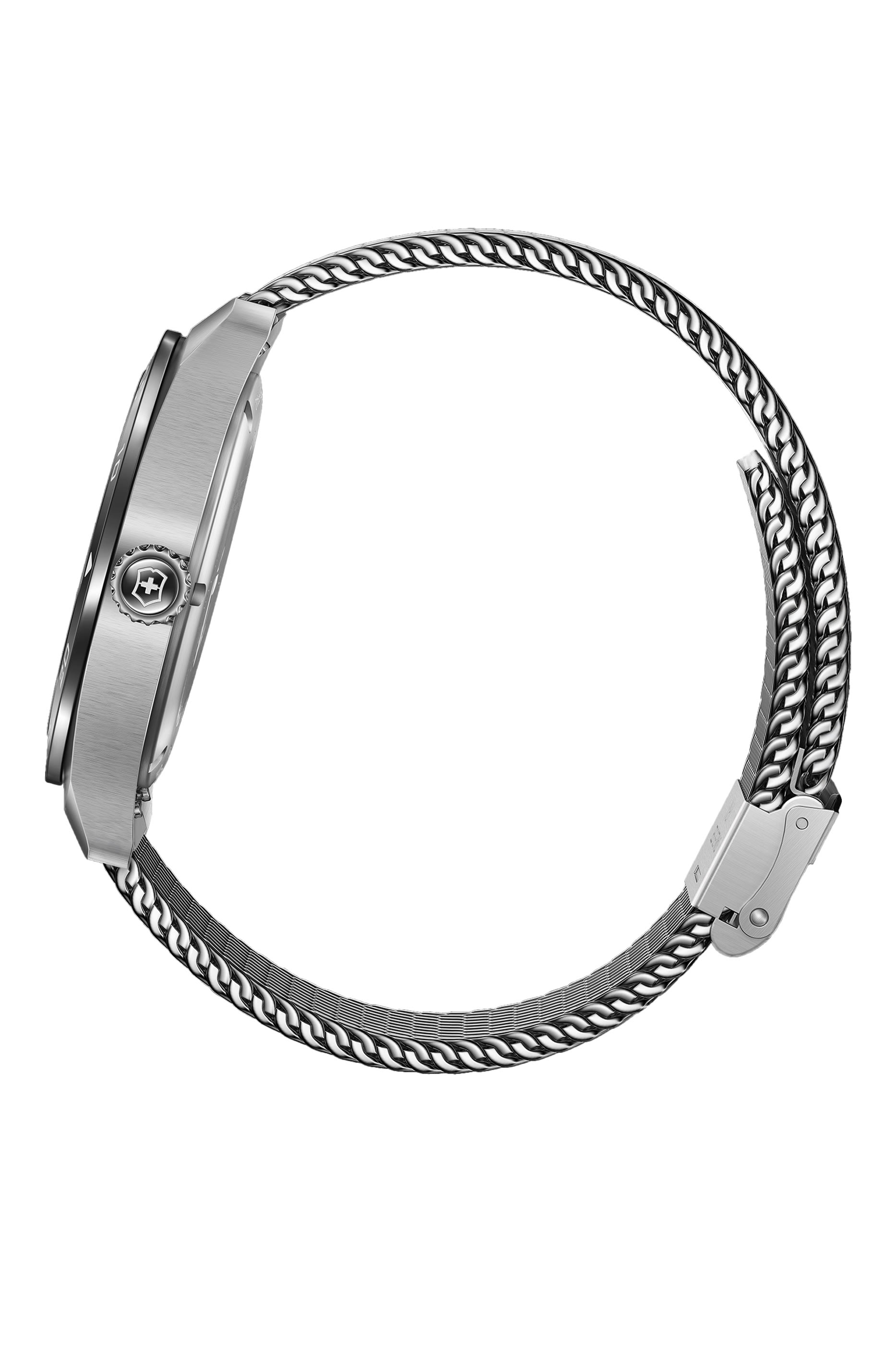 Swiss Army Quartz Watch, Stainless Steel  Mesh, 42mm