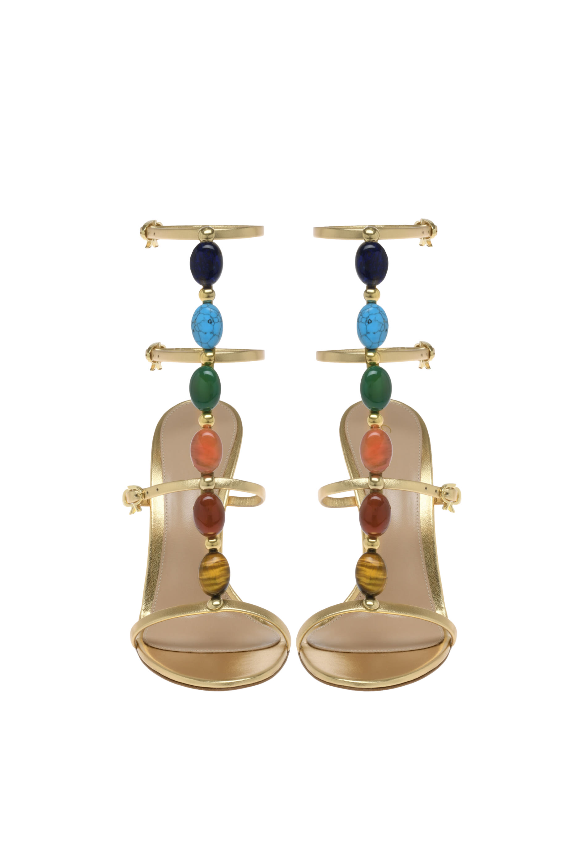 Shanti 105 Sandals in Metallic Leather