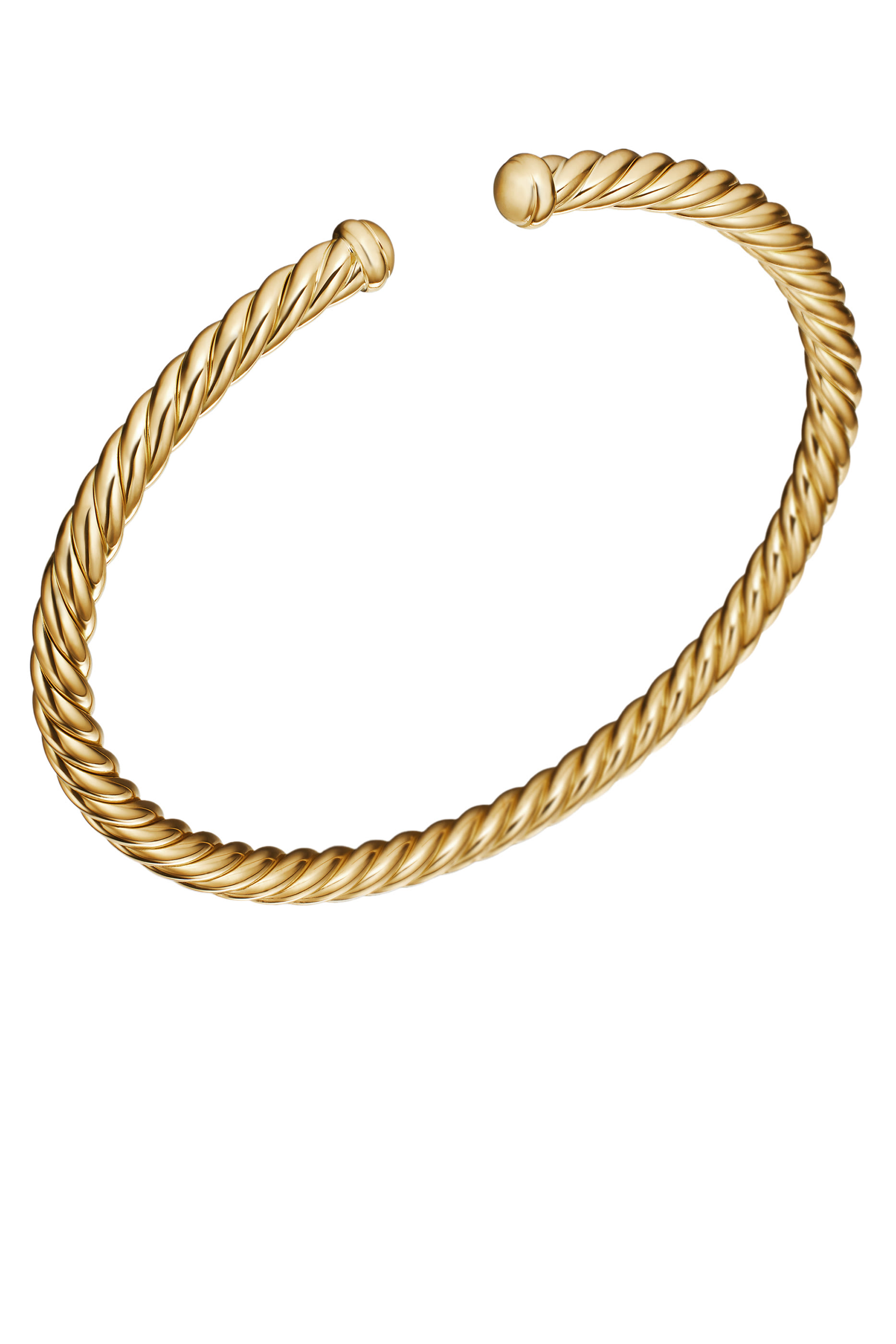 Classic Cablespira&reg; Bracelet, 18k Yellow Gold