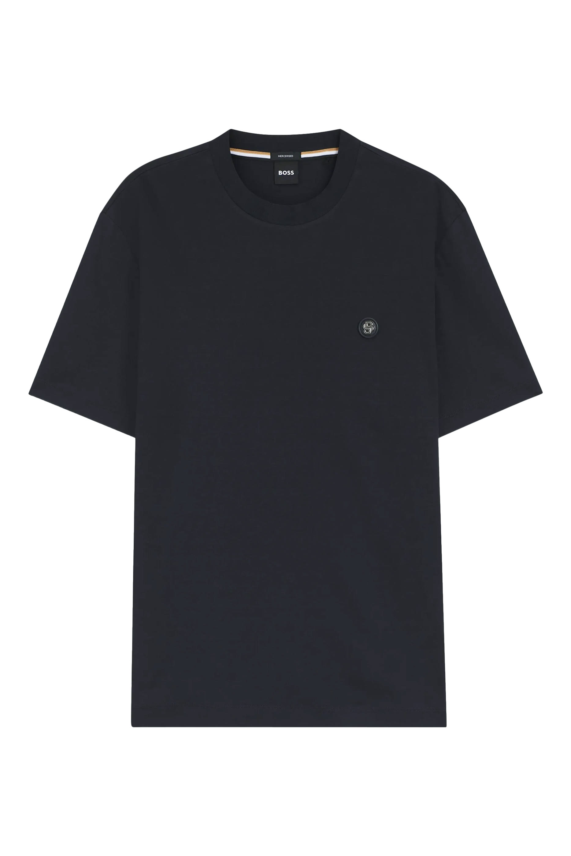 Mercerised-Cotton T-Shirt with Double B Monogram