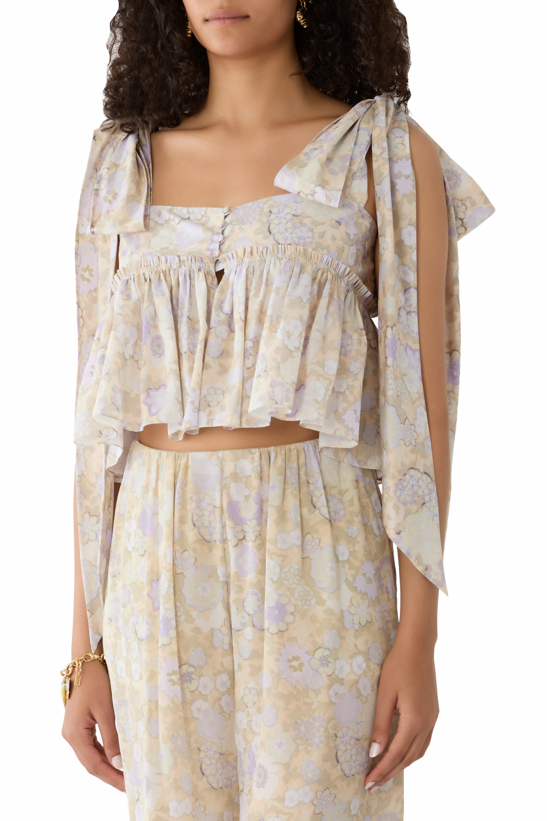Tie-Strap Cropped Top 