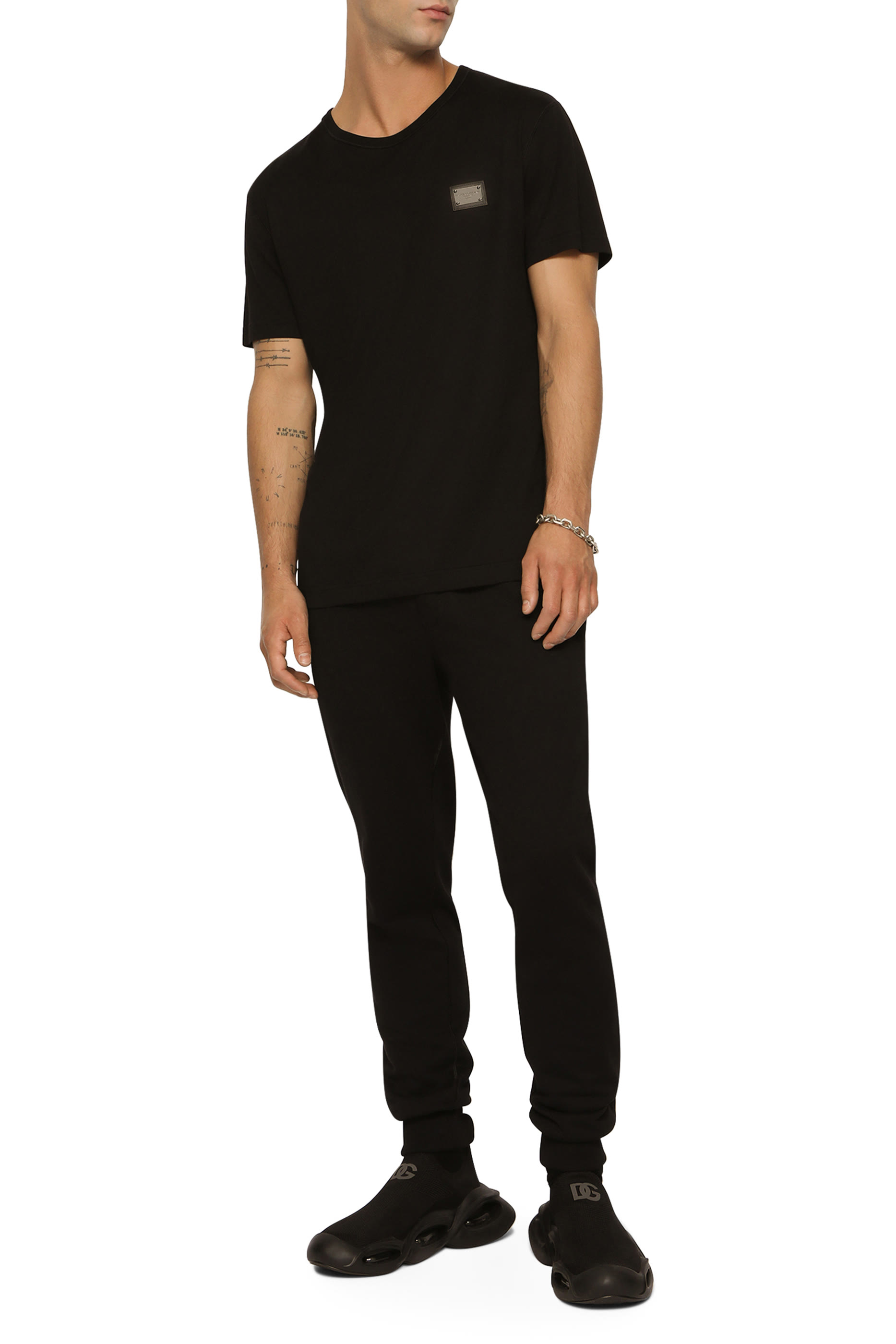Cotton T-Shirt with Branded Tag