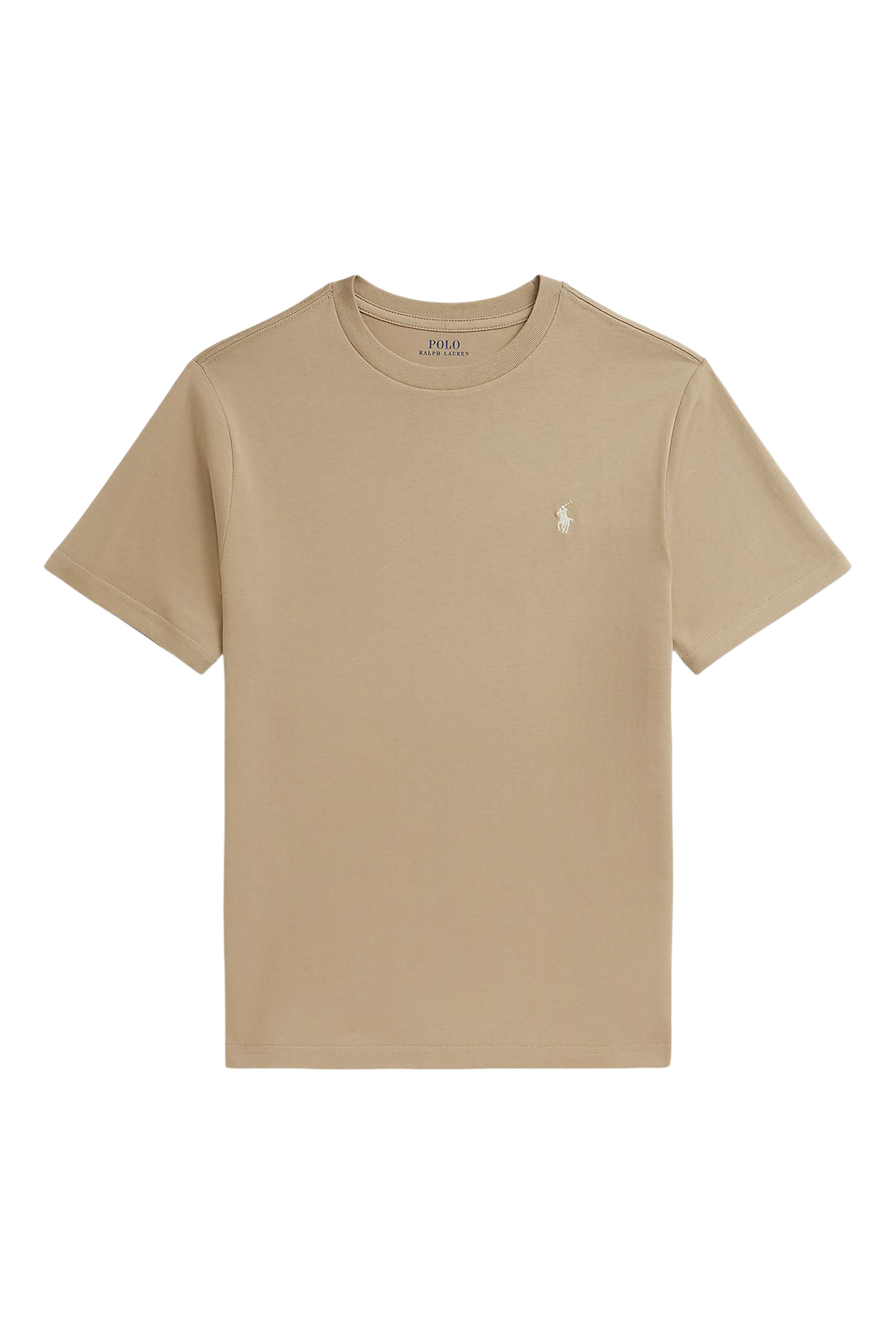 Kids Cotton Jersey Crewneck T-Shirt 