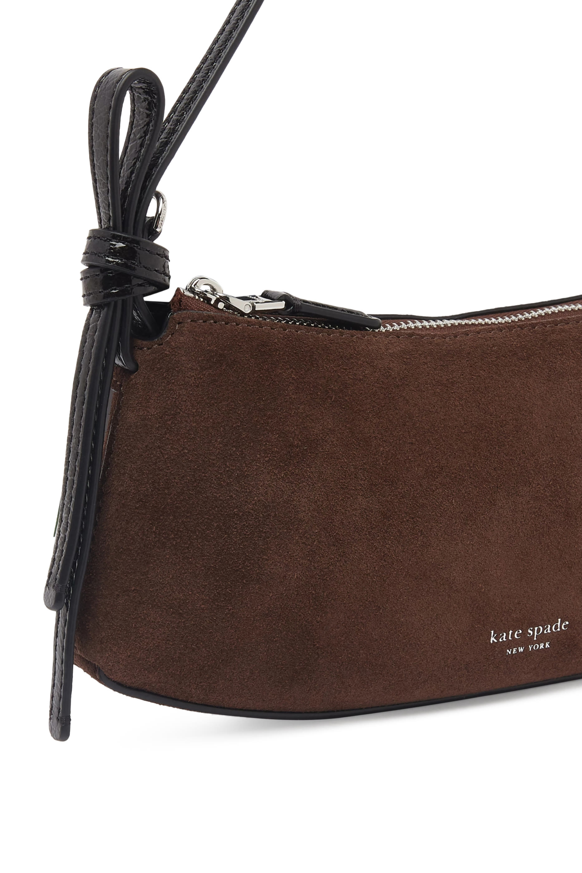 Loop Suede And Shiny Leather Mini Bag  