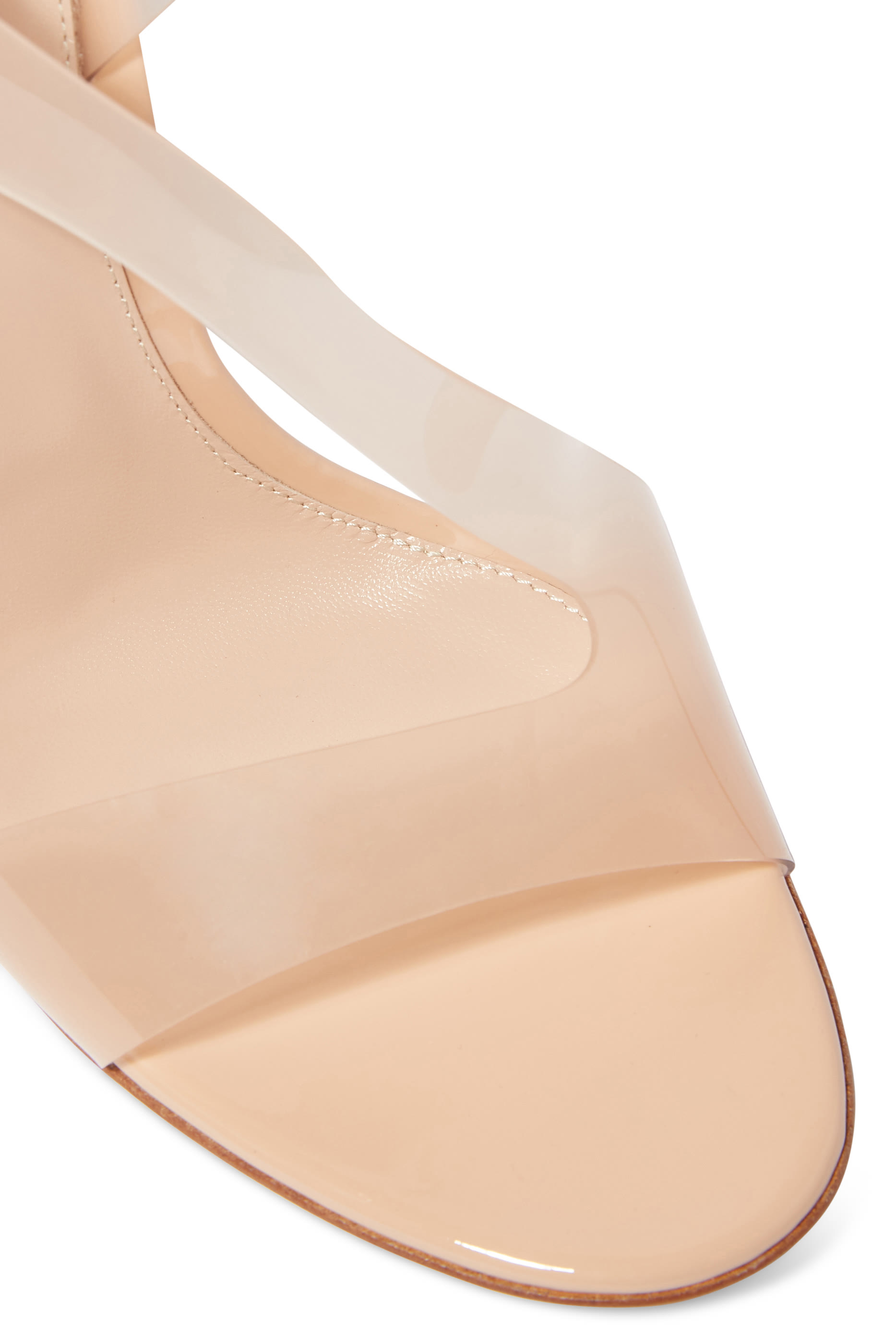 Metropolis 105 Sandals in Plexi and Leather