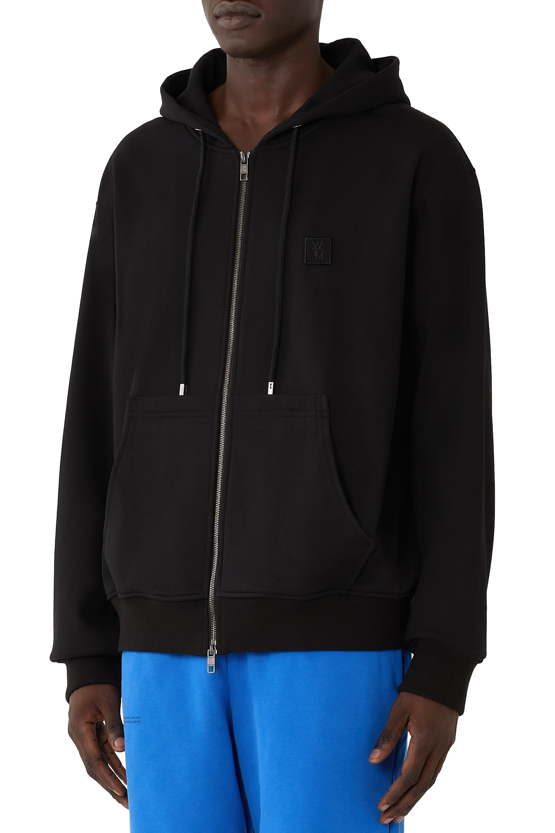 Back Logo Zip-Up Hoodie 