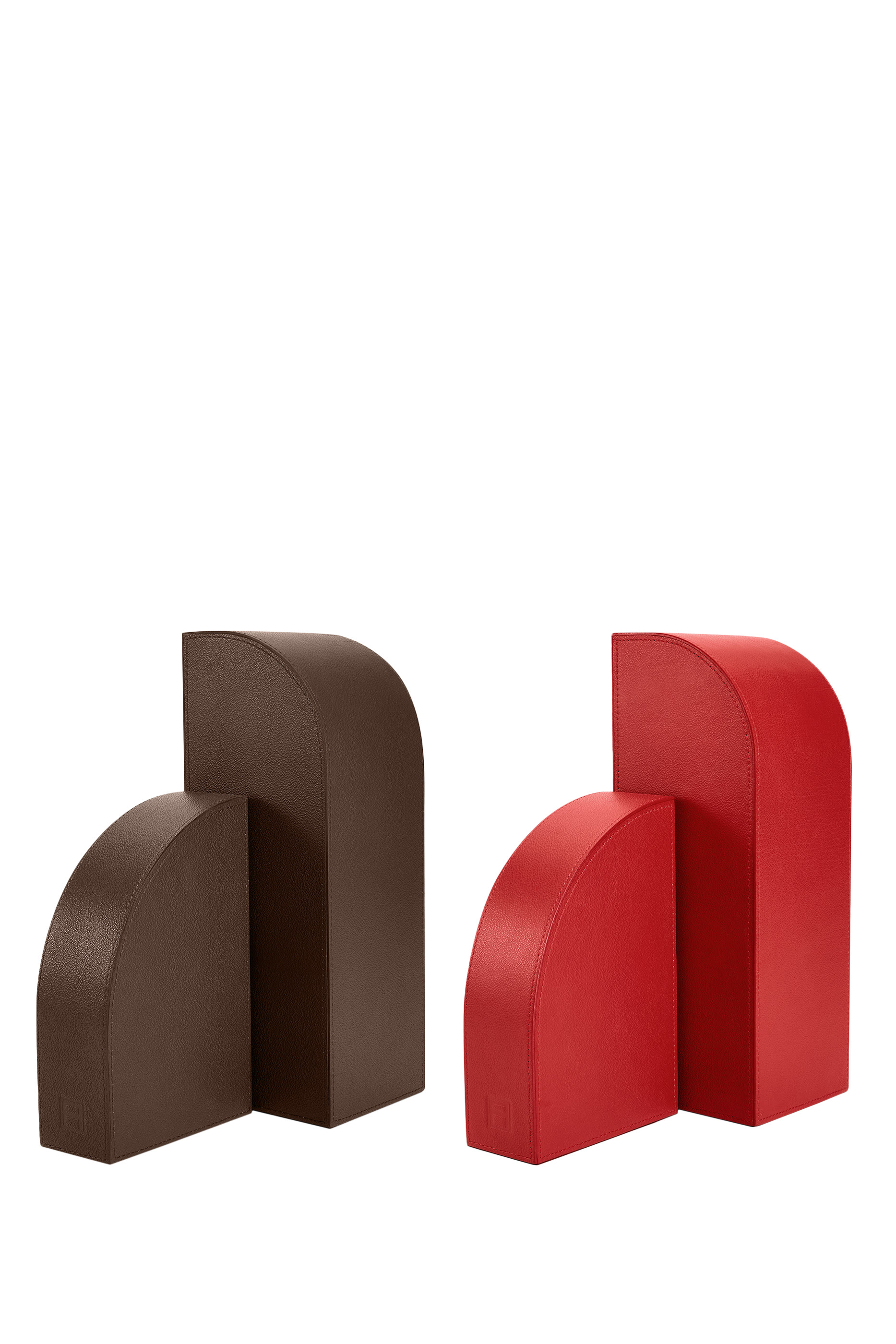 Cubist Bookend Red &ndash; Left