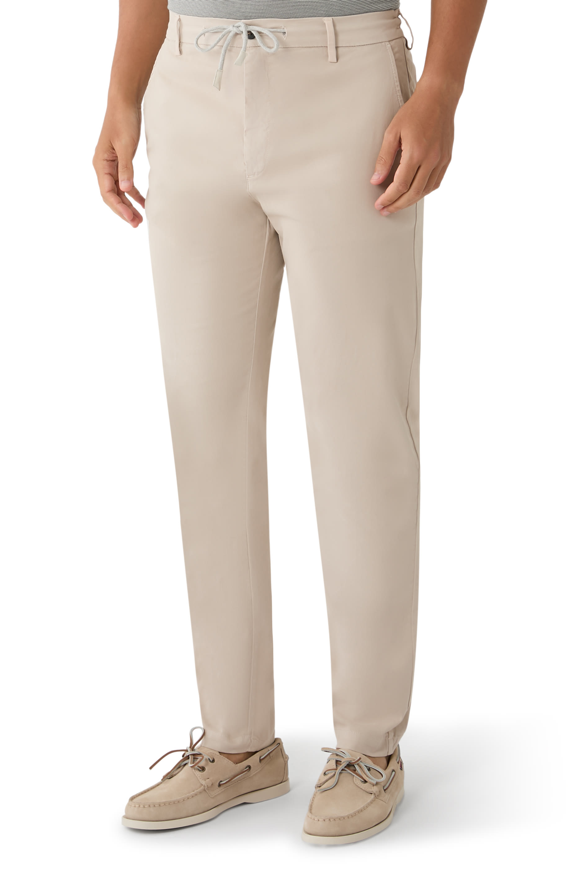Flat Front Jogger Pants