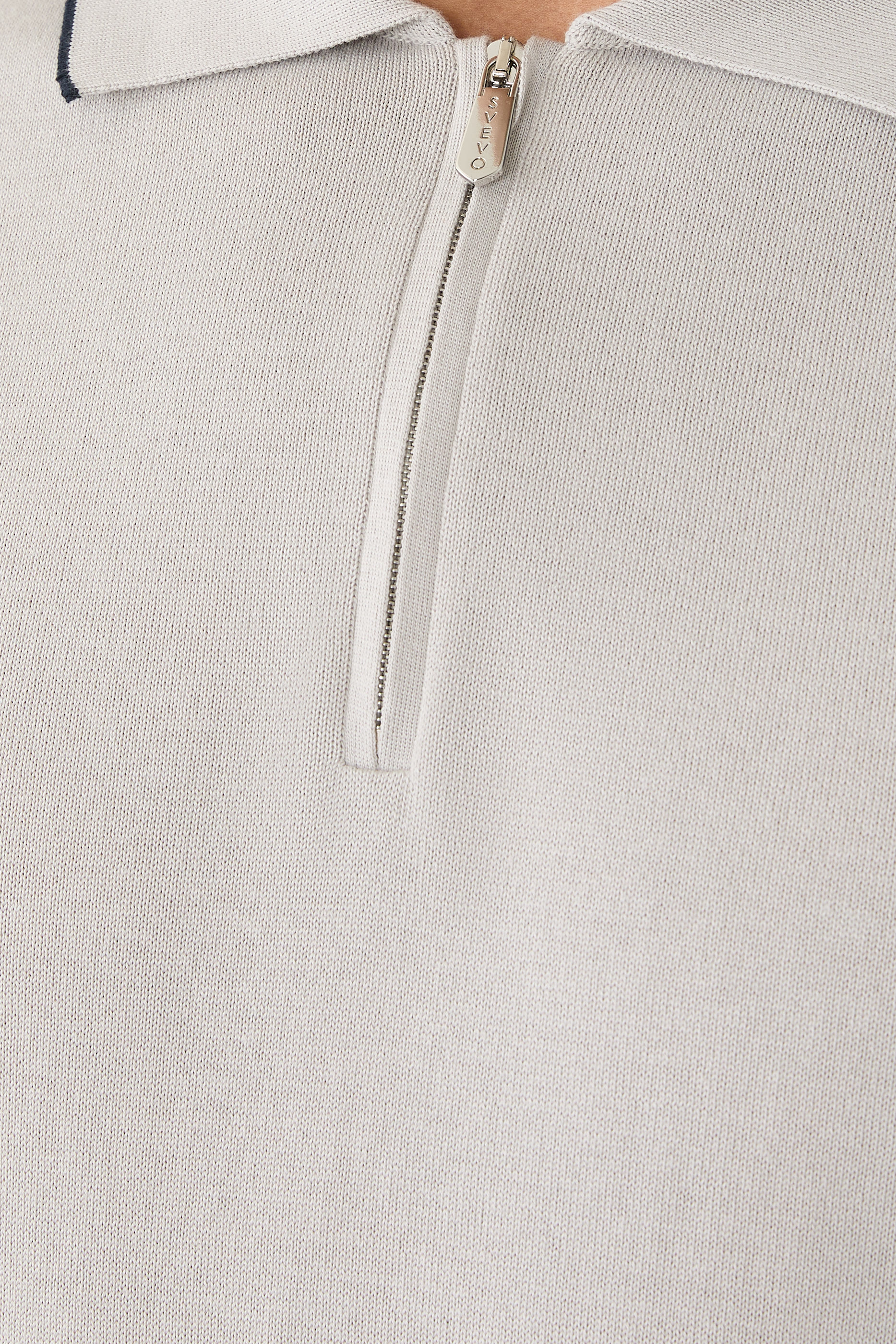 Knit Zip Polo