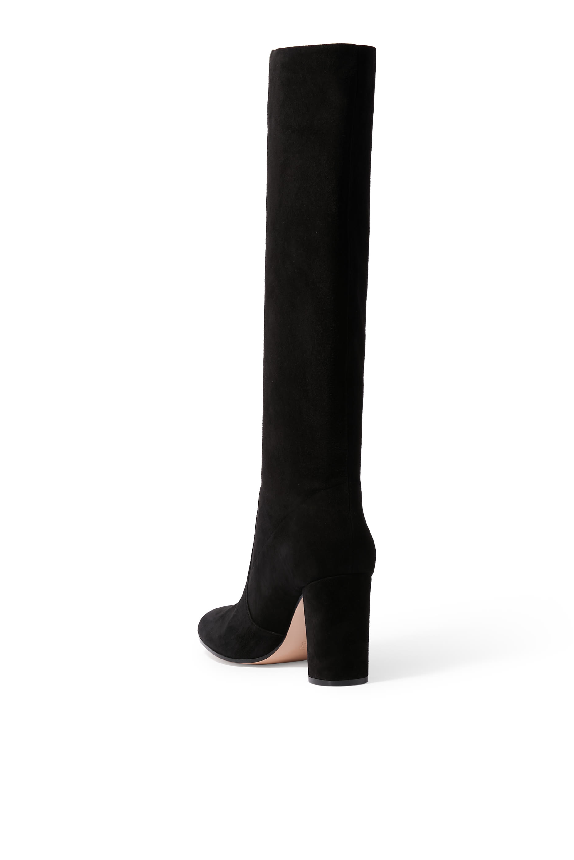 Glen 85 Knee Boots in Suede Leather