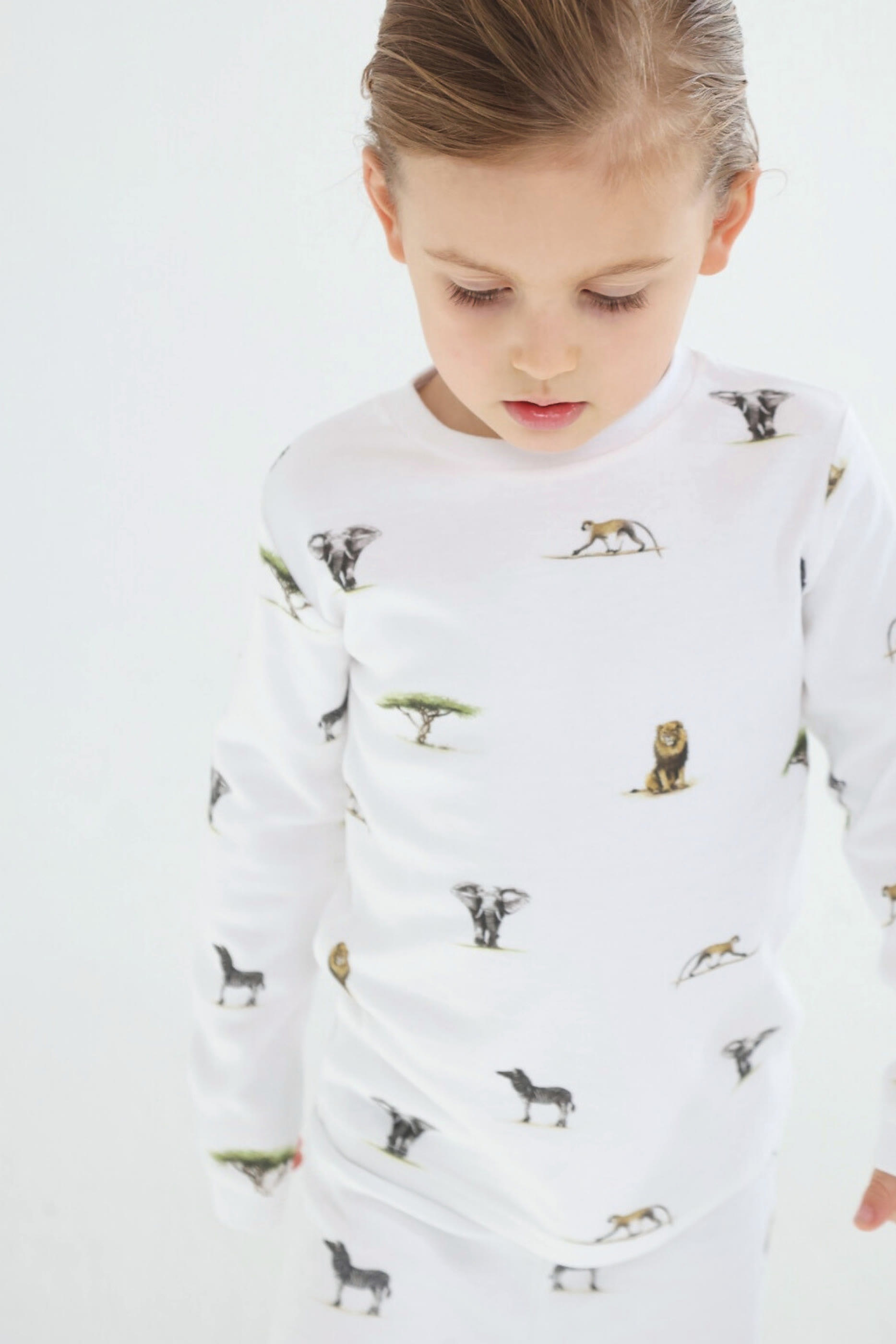 Kids Safari Print Pajamas