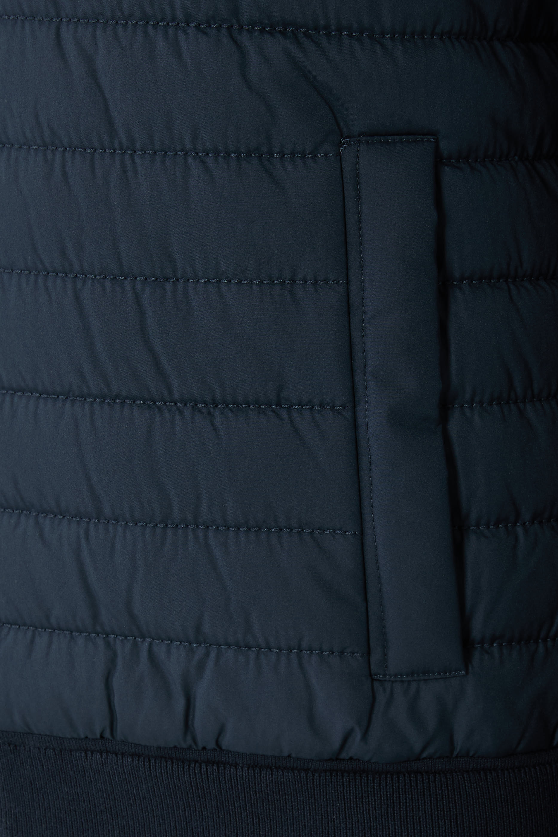 H-Facente Padded Front Zip-Up Jacket