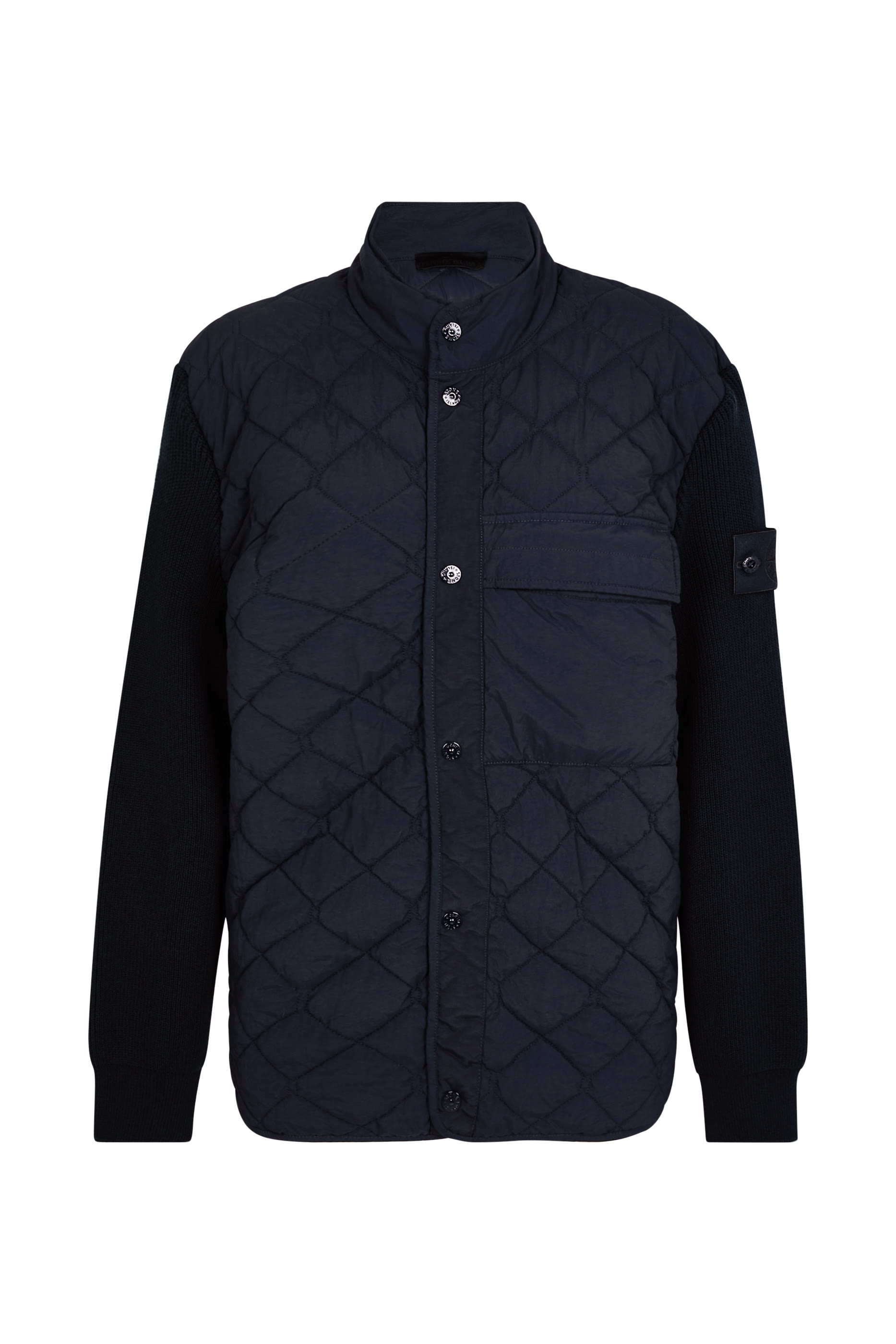 Logo Patch Padded Jacket