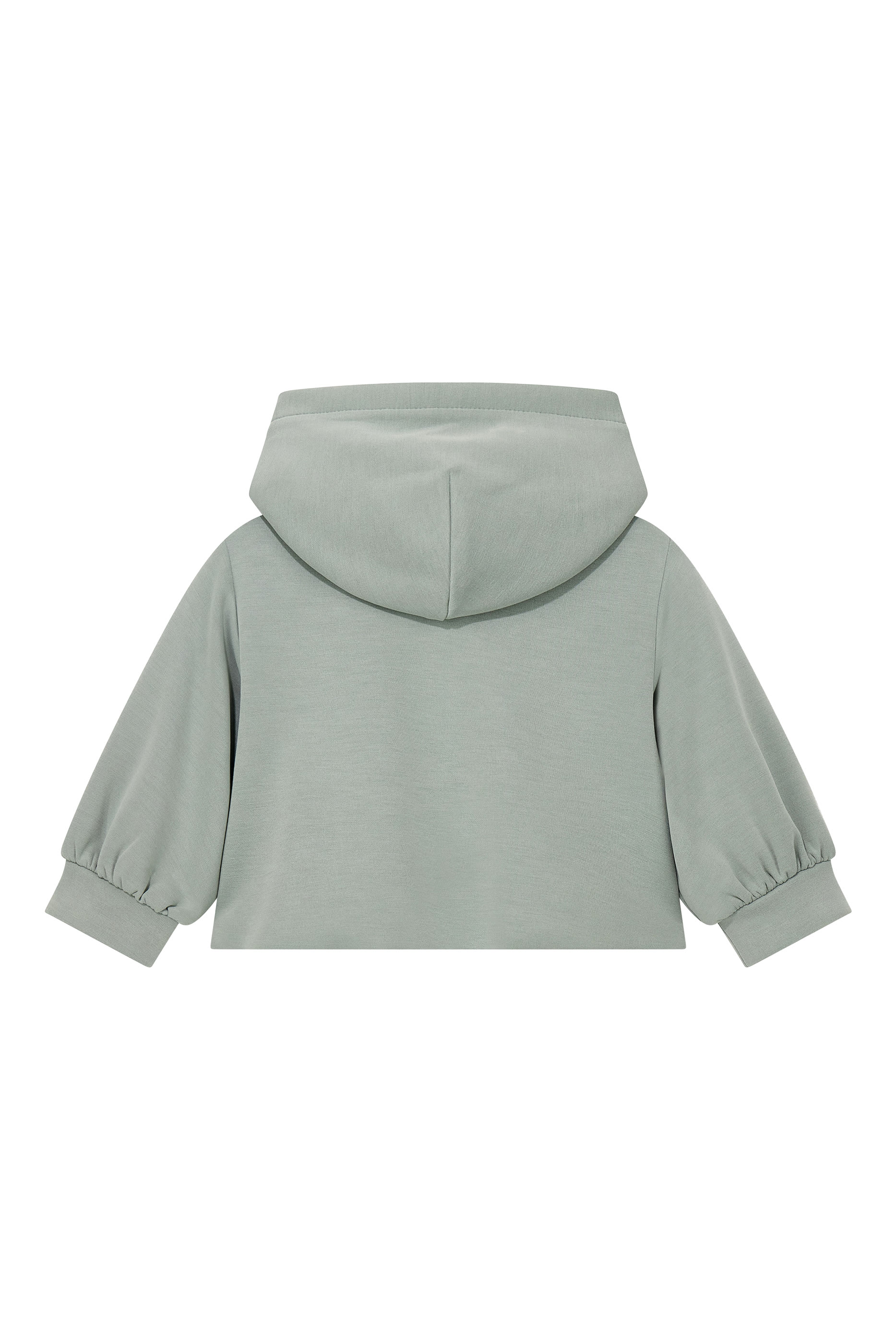 Kids Embossed Logo Zip-Up Hoodie