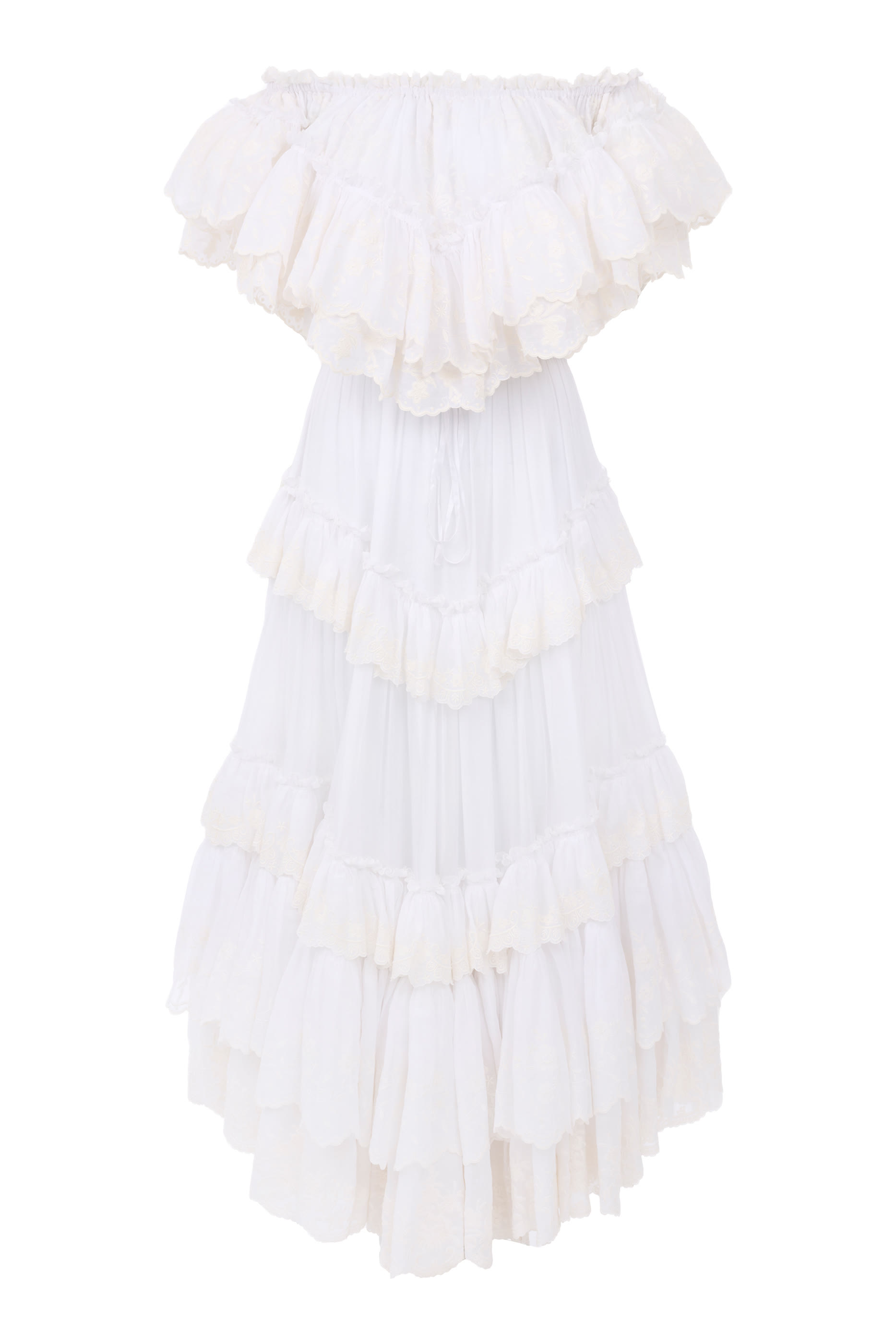 Long Ruffled Dress