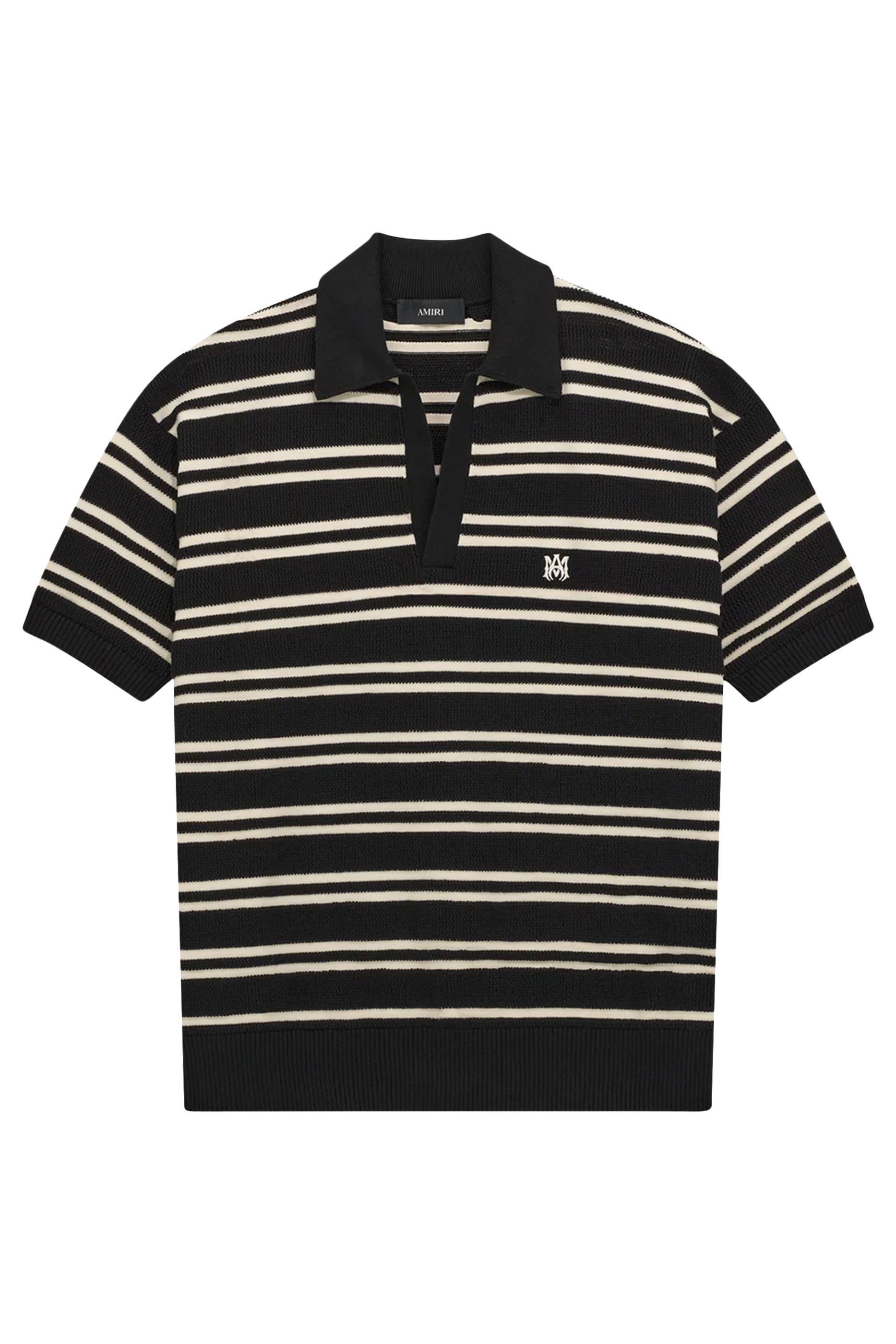 MA Stripe Knit Polo