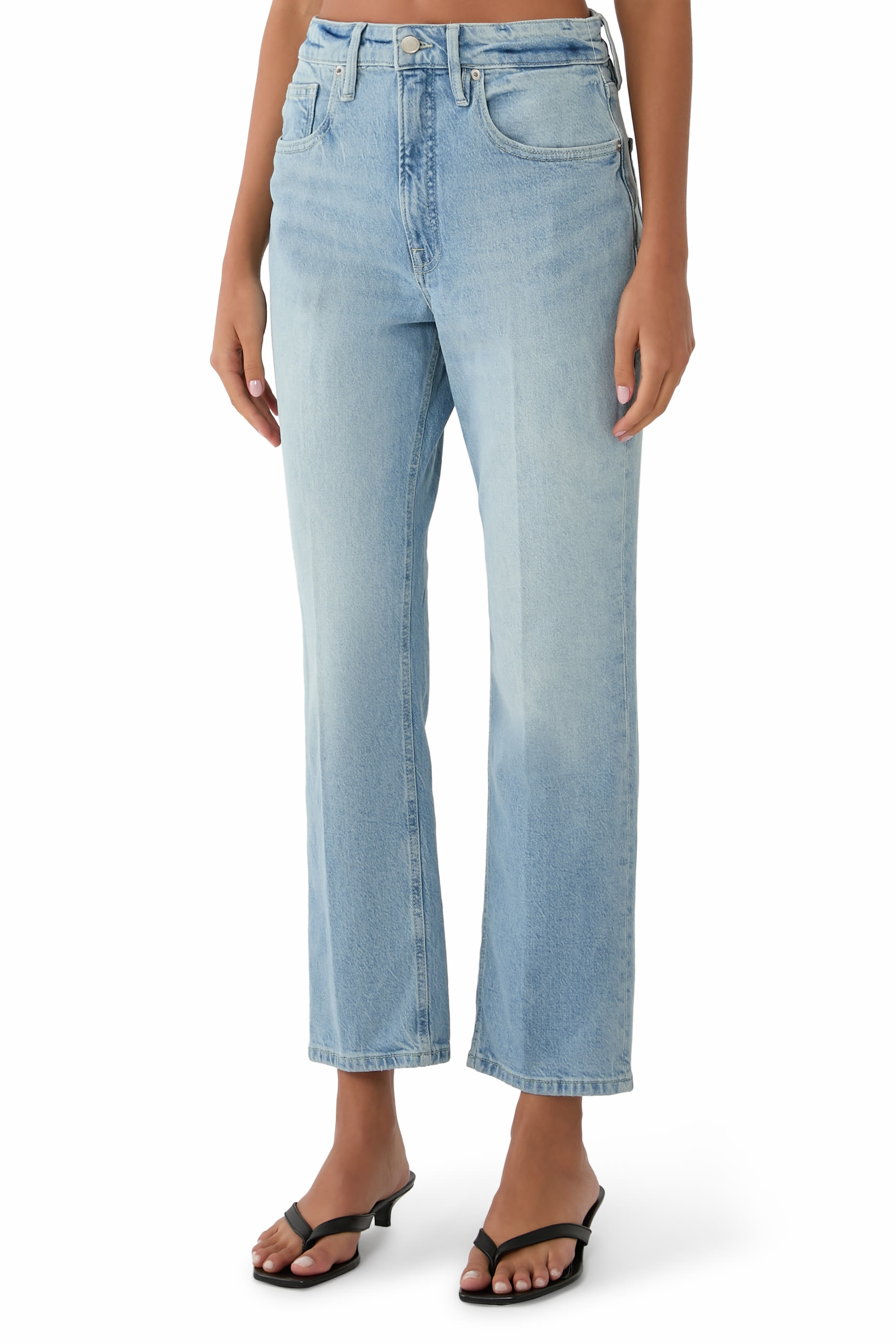 Good Icon Straight Ankle Jeans