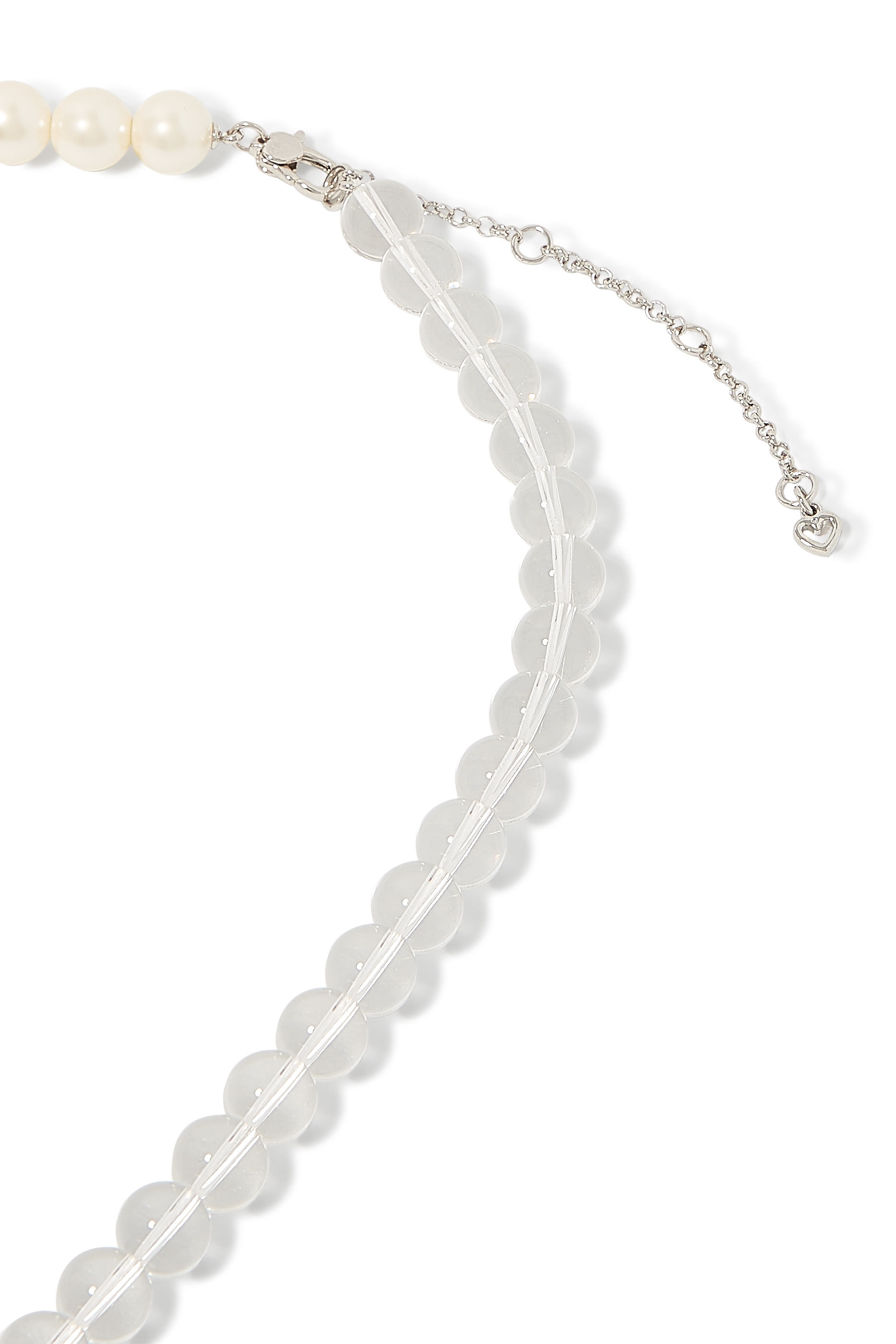 Two-Toned Necklace, Plated Metal  Enamel