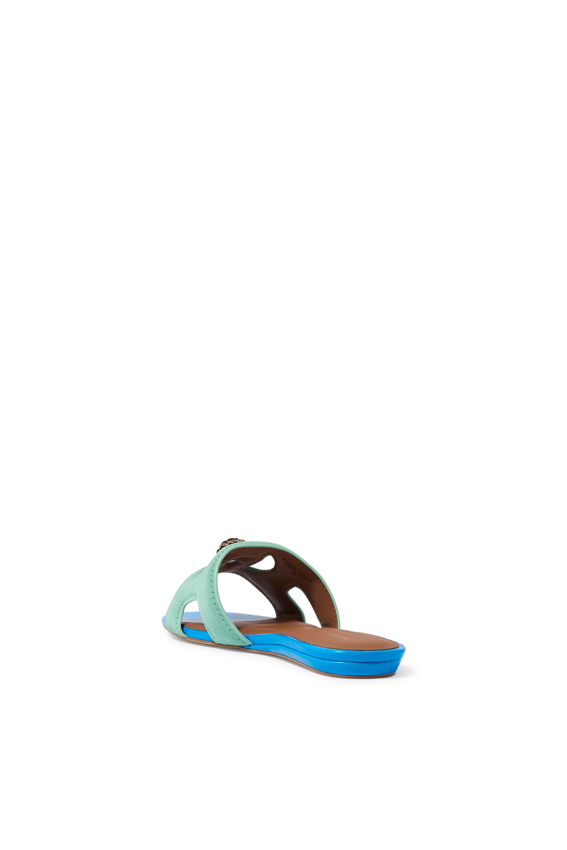 Eagle Cut-Out Flat Sandals