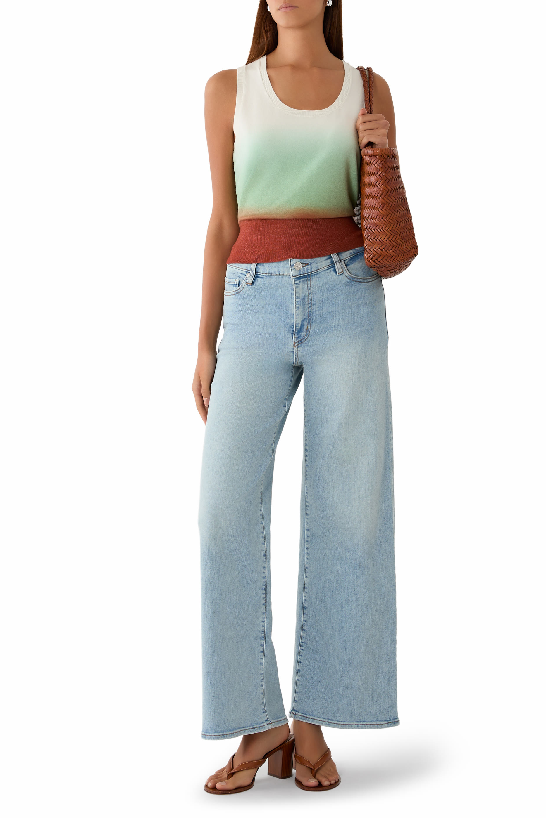 Le Slim Palazzo Jeans