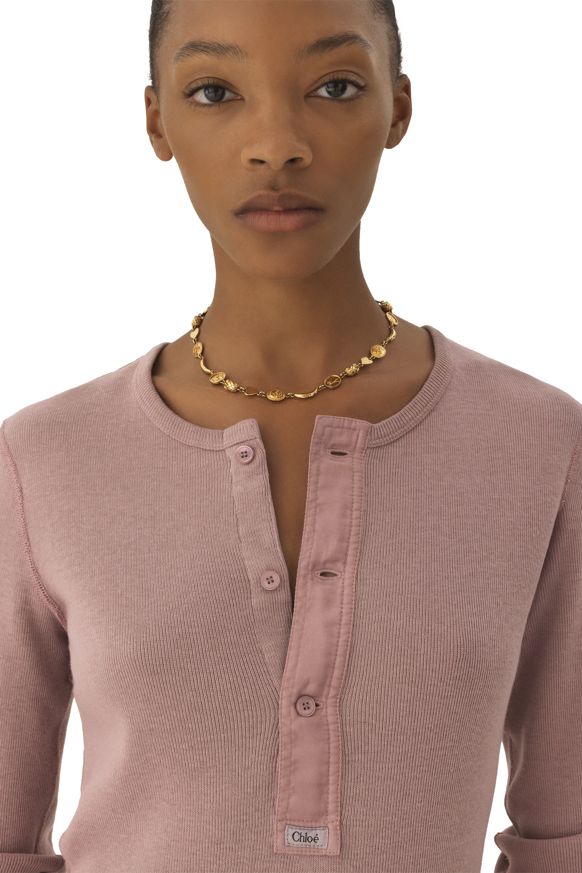 Fitted Henley Shirt
