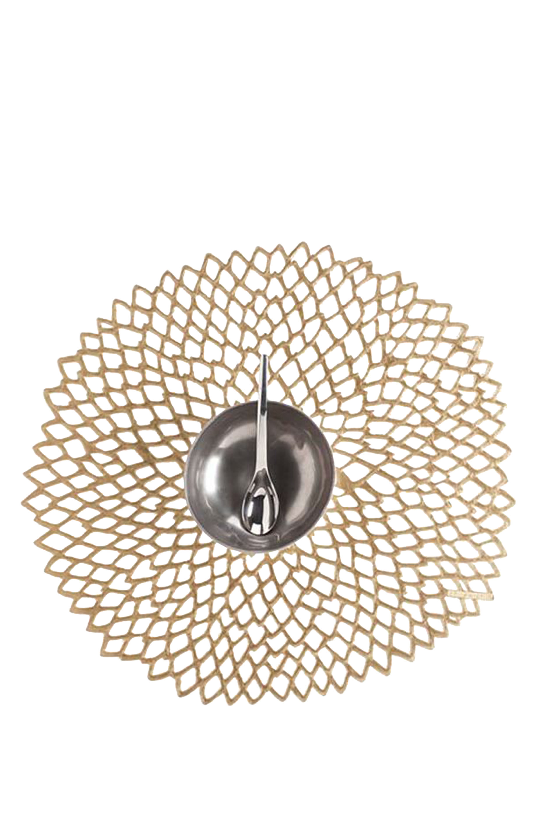 Dahlia Round Vinyl Placemat