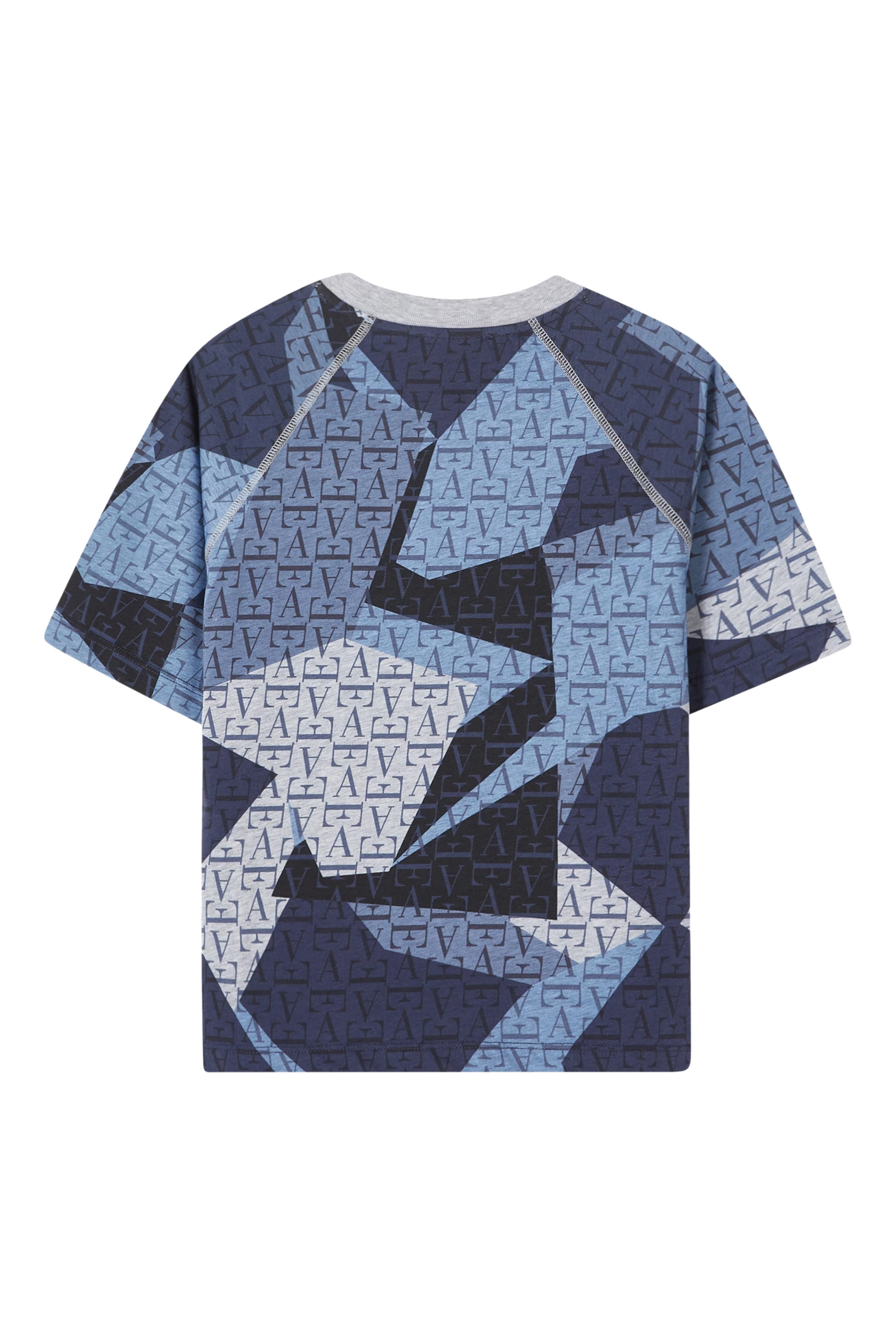 Kids Monogram Print T-Shirt