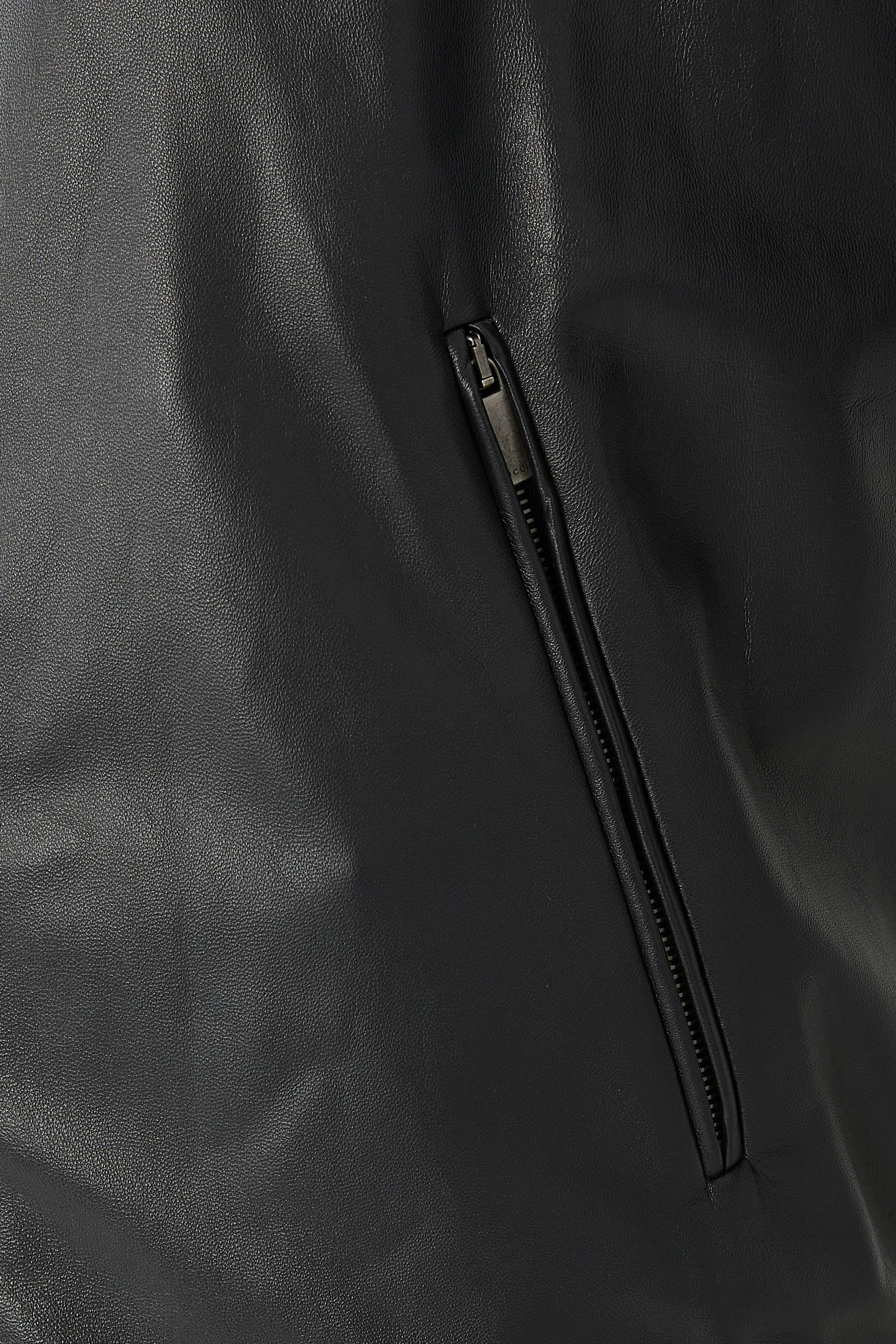 Soft Nappa Leather Bomber Jacket