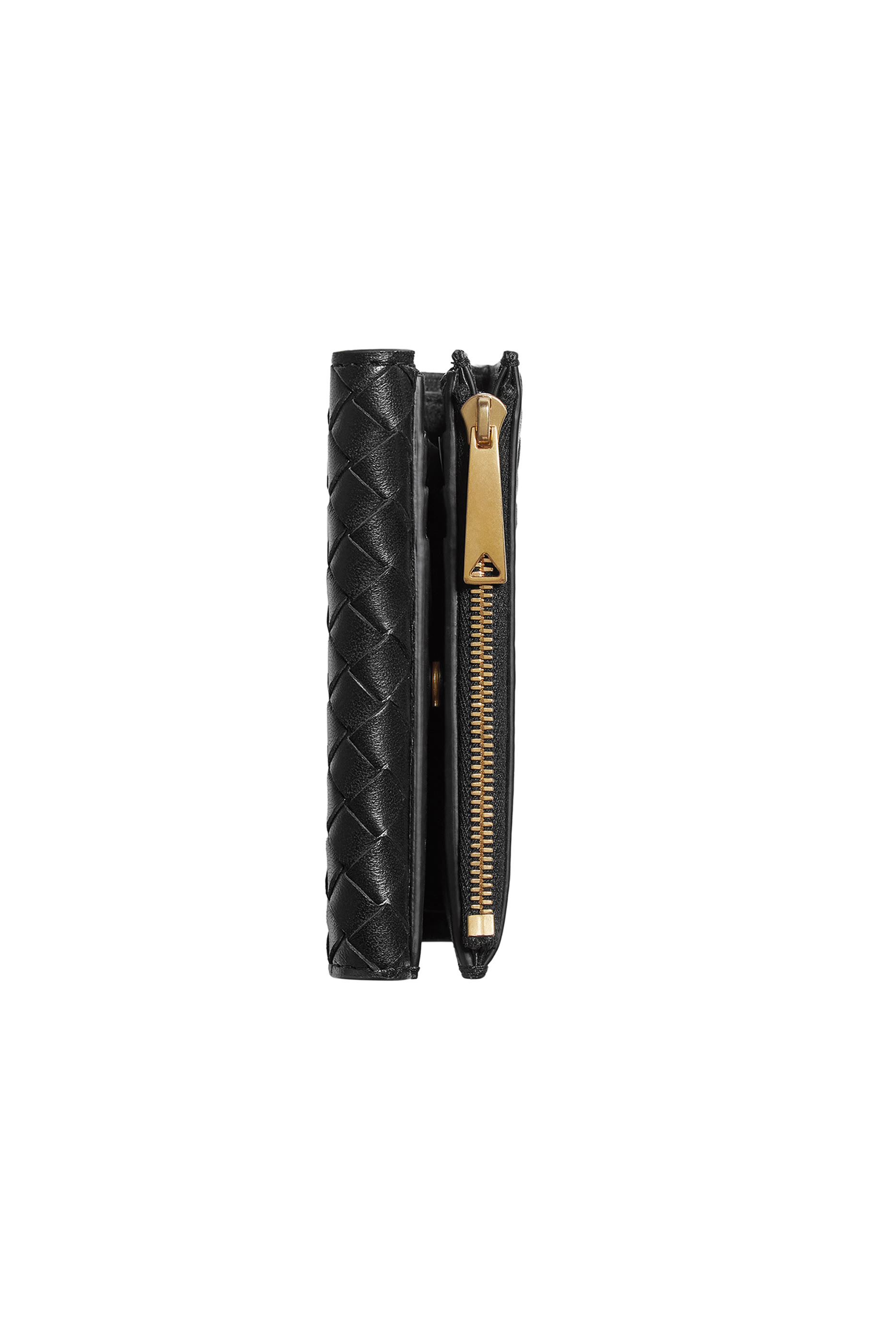 Intrecciato Piccolo Small Bi-Fold Zipped Wallet