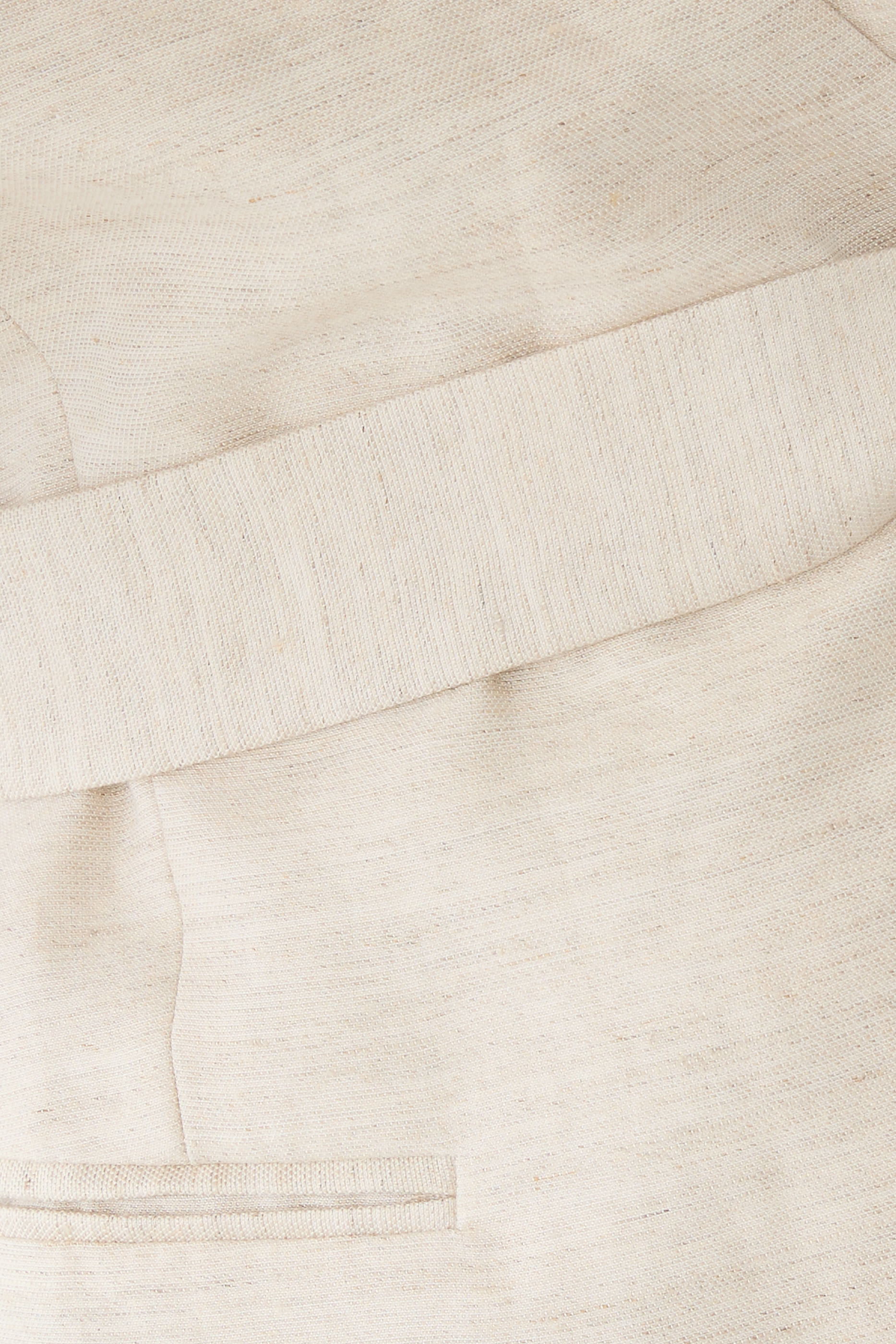 Linen Sleeveless Belted Vest 