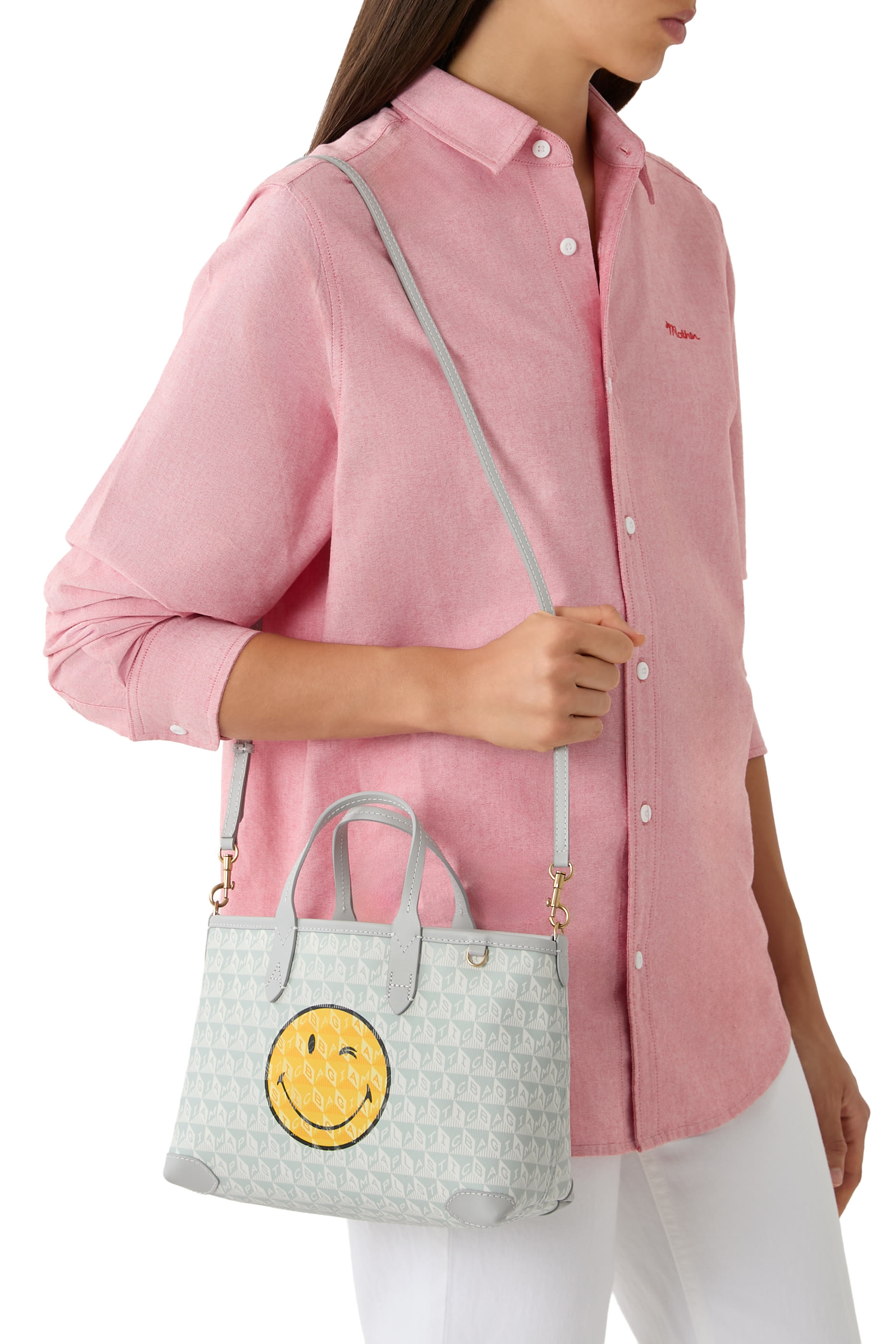 I Am A Plastic Bag Wink Zipped Tote 