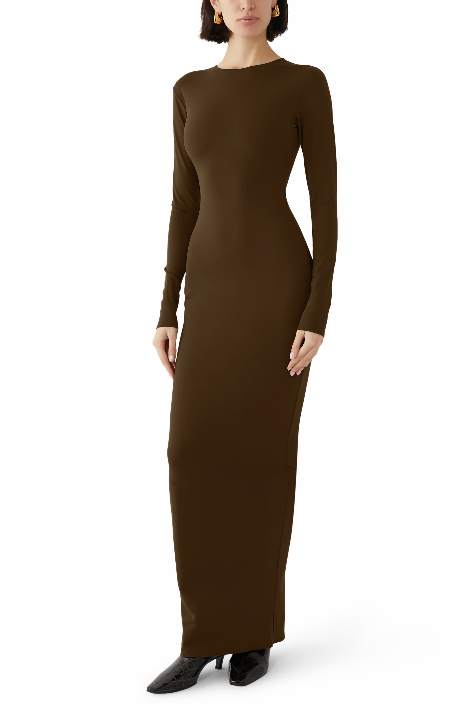 Long Sleeves Maxi Dress