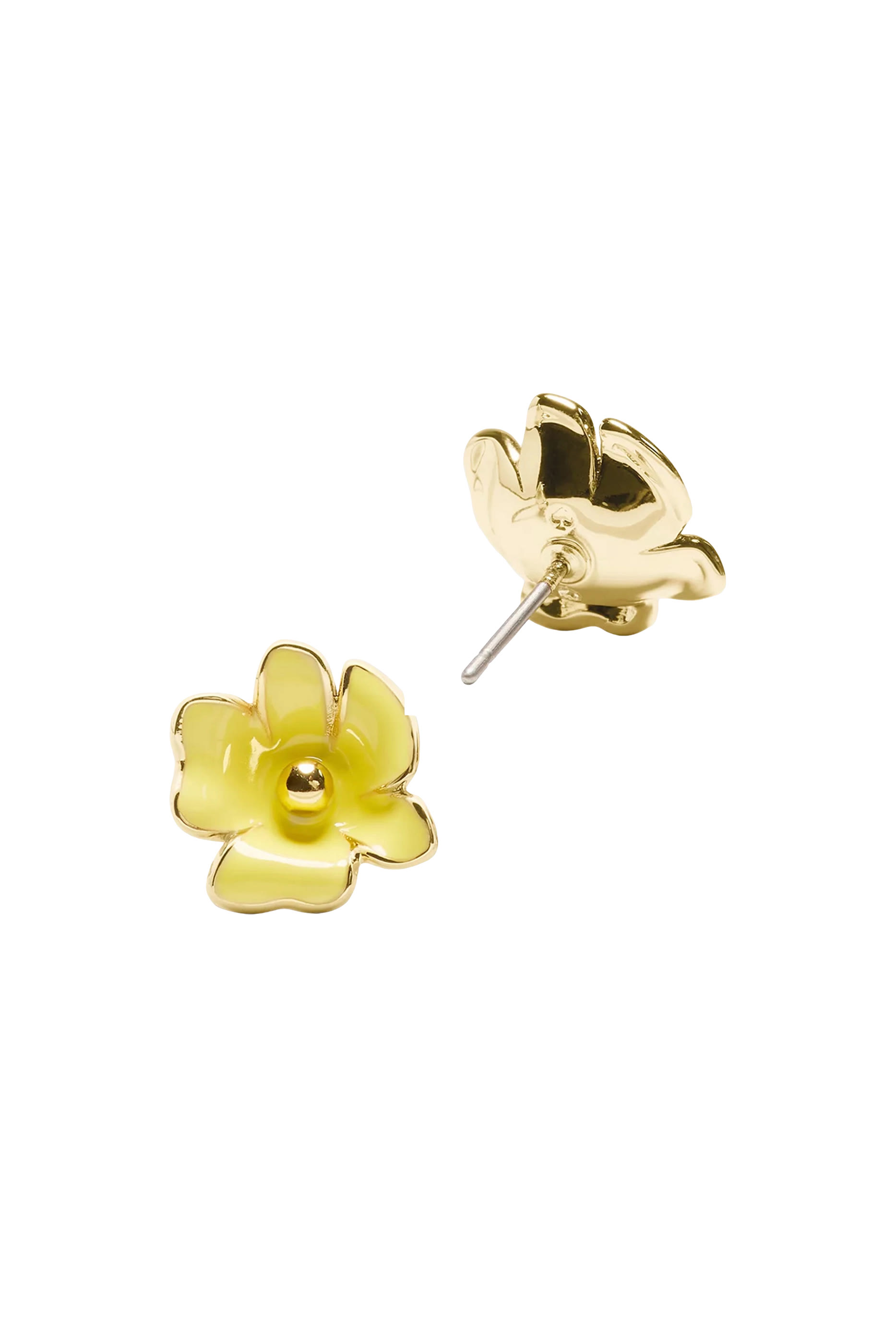 Bloom Flower Studs, Enamel  Titanium Posts