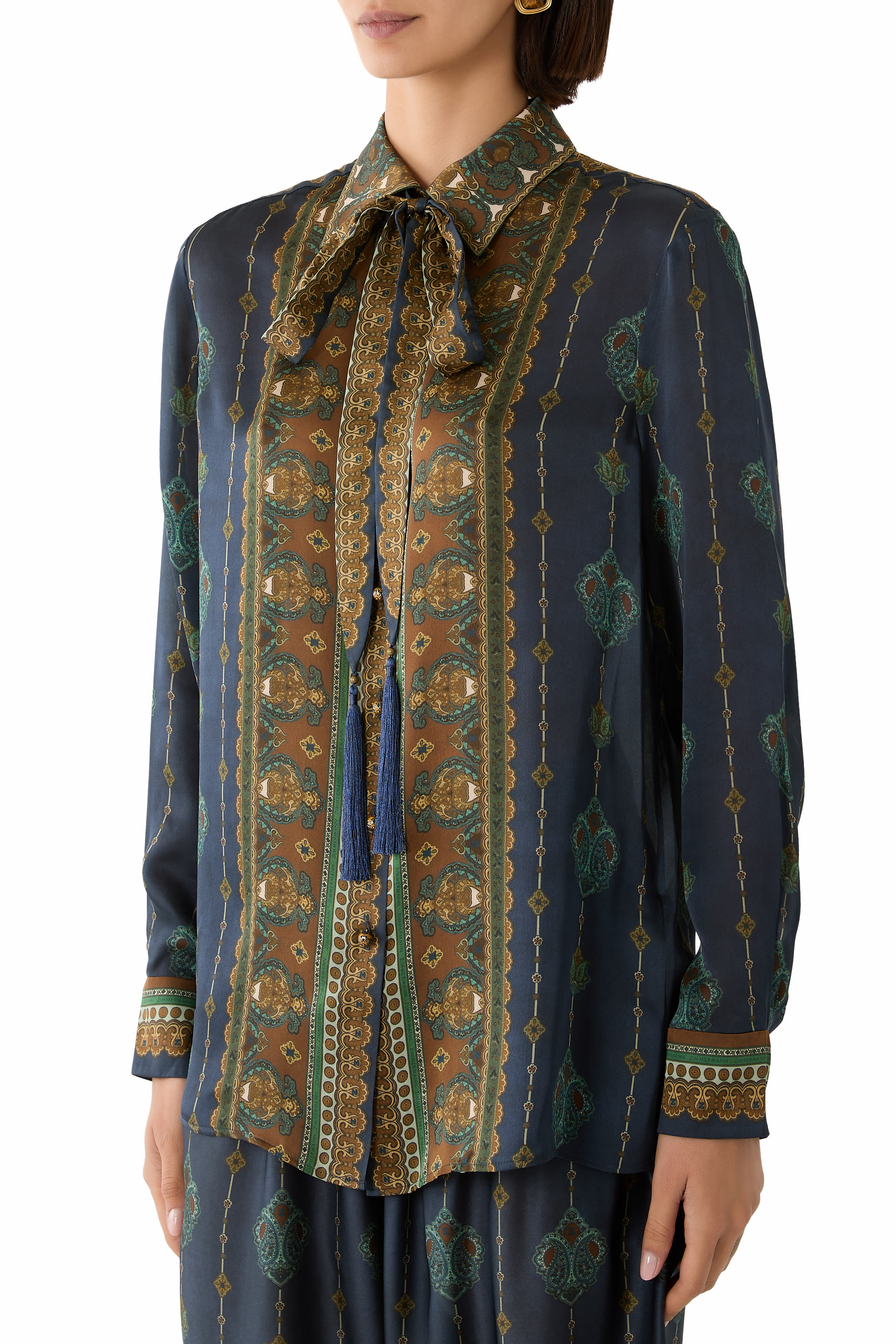  Ascent Satin Scarf Shirt