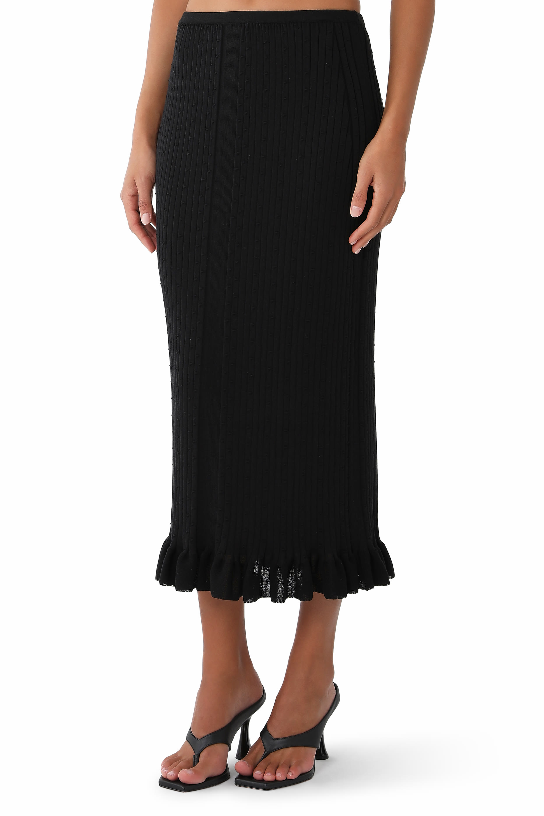 Monet Skirt in Fine Bobble Knit 