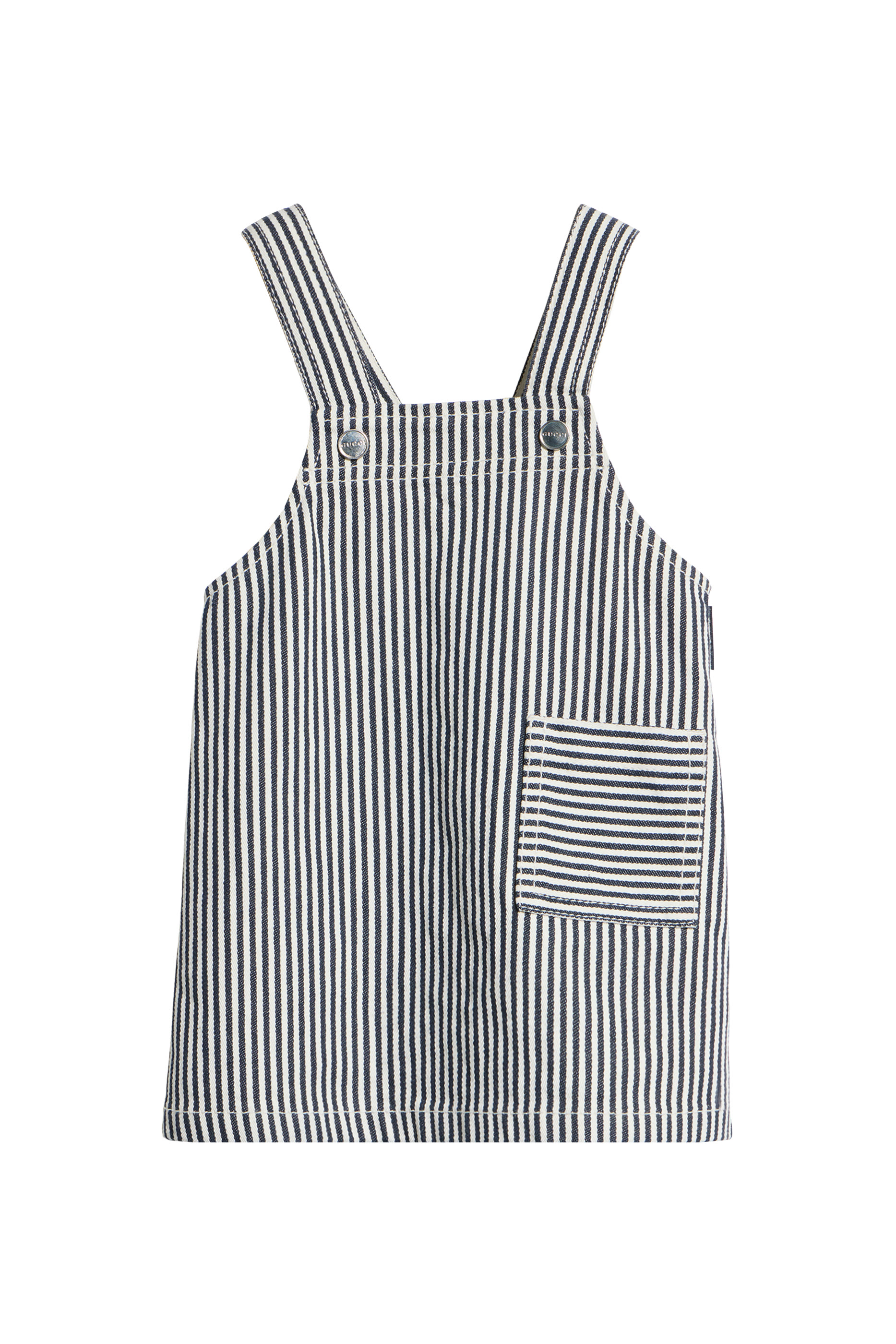 Kids Striped Denim Dress