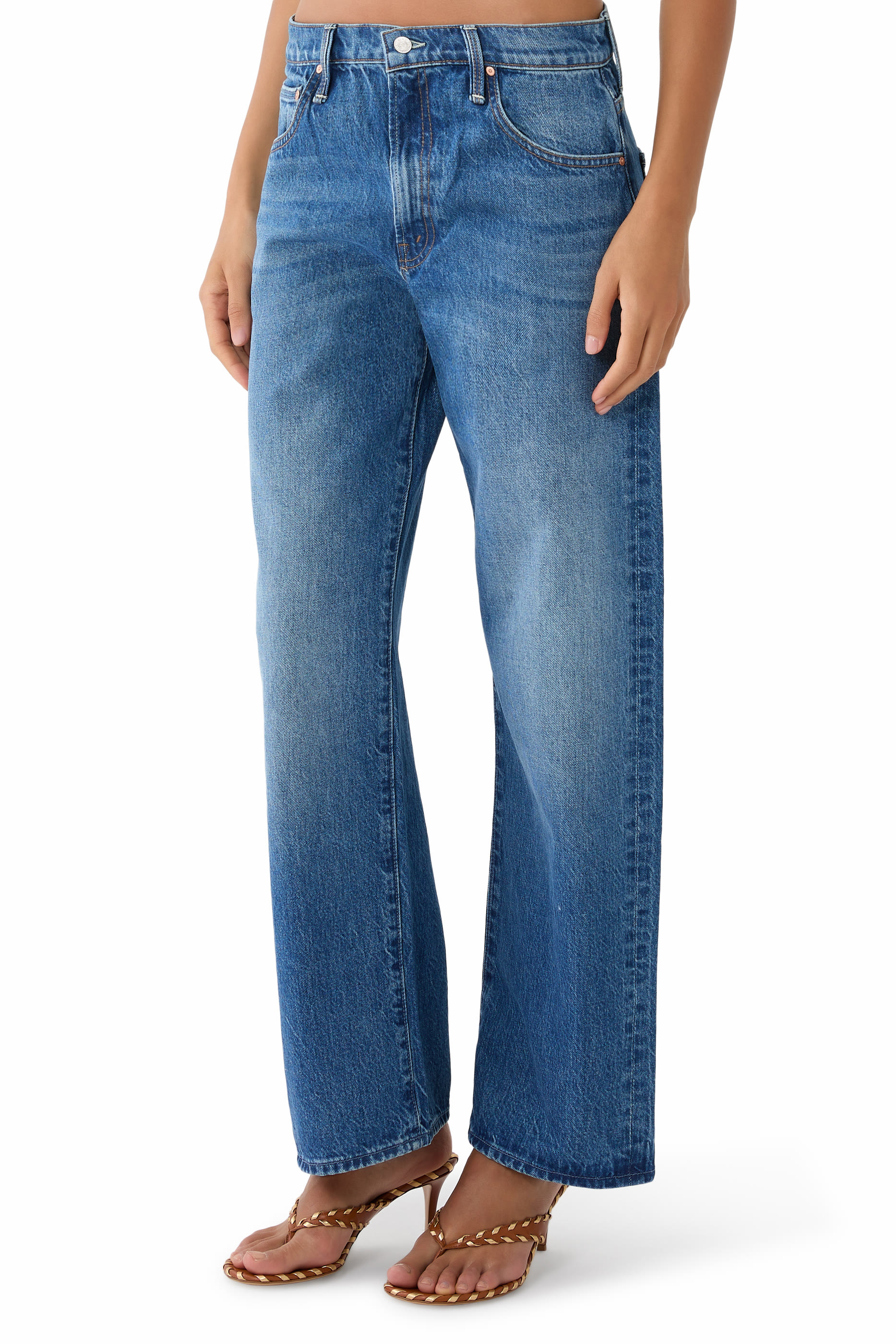 Dodger Button Flood Jeans