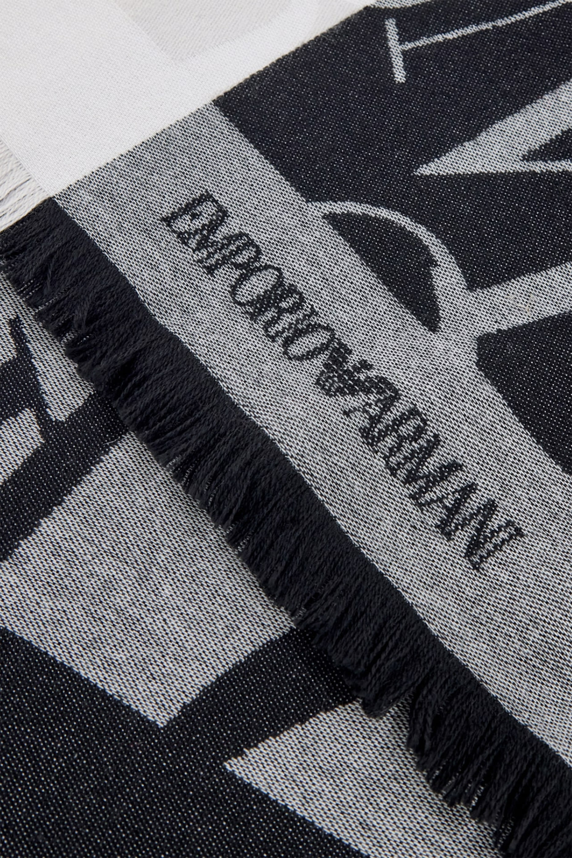 Jacquard Logo Stole