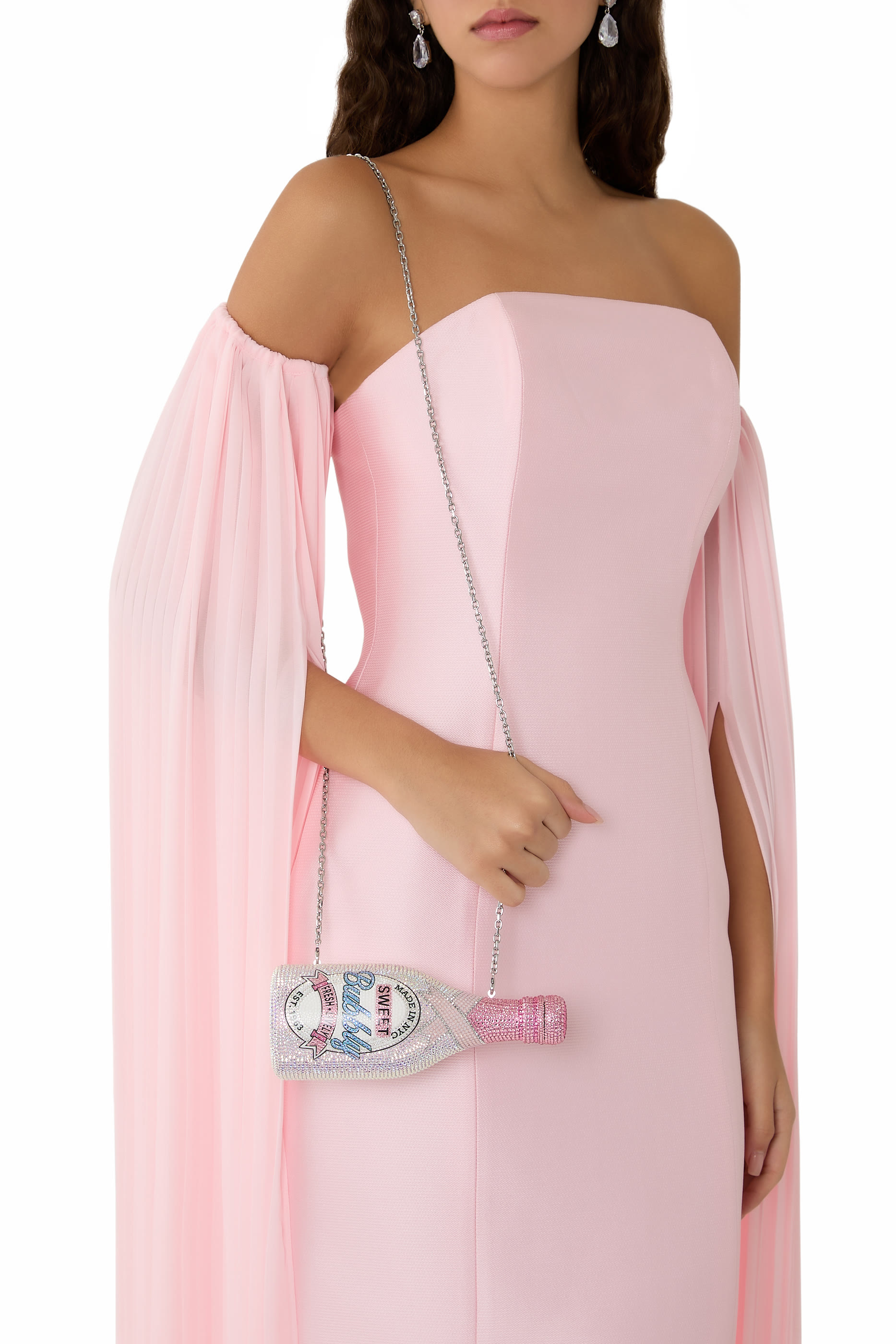 Champagne Bottle Bubbly Clutch Bag